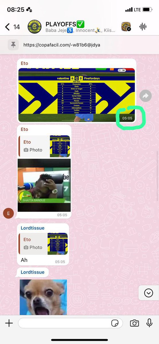 lordtissue4's tweet photo. This was the first evidence that @JosephCroo11980 indeed cheated by letting someone else play a match for him.
The person who played posted the result in my group even before he himself posted the result on twitter https://t.co/D1jeTW3LiW