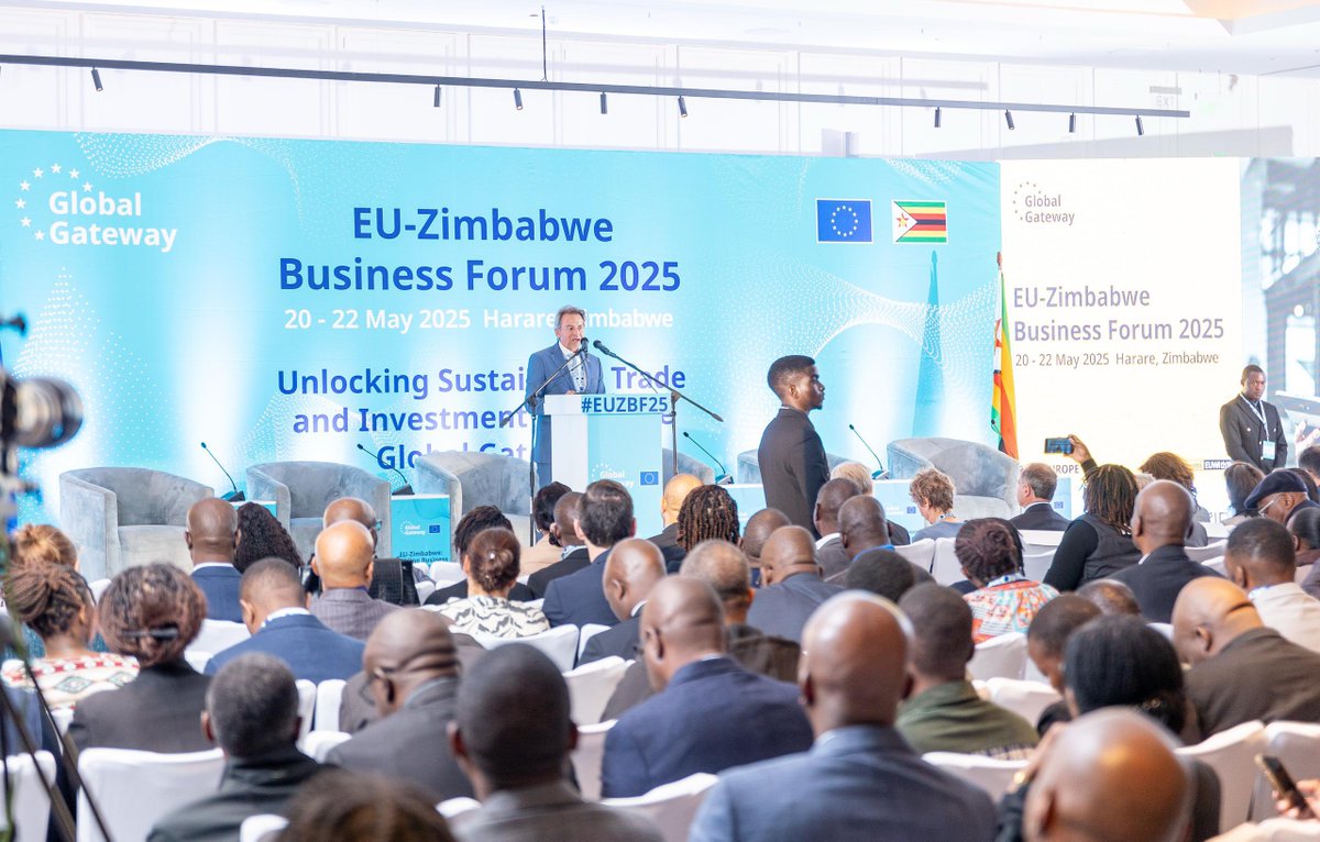 Horticultural Development Council (@hdczim) on Twitter photo Zimbabwe exports horticultural produce worth US$80m annually — with investment, this could grow to US$2bn. Opportunities span the agric value chain.
— HDC CEO Linda Nielsen, making the case for investment in Zimbabwe’s horticulture sector at the <a href="/euinzim/">EU Delegation to Zimbabwe 🇪🇺</a>-Zimbabwe Business Forum Zimbabwe exports horticultural produce worth US$80m annually — with investment, this could grow to US$2bn. Opportunities span the agric value chain.
— HDC CEO Linda Nielsen, making the case for investment in Zimbabwe’s horticulture sector at the <a href="/euinzim/">EU Delegation to Zimbabwe 🇪🇺</a>-Zimbabwe Business Forum