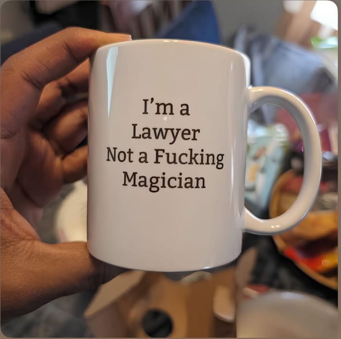 RileeDHarrison's tweet photo. This coffee mug is now my entire personality. https://t.co/H2GP98ZSrg