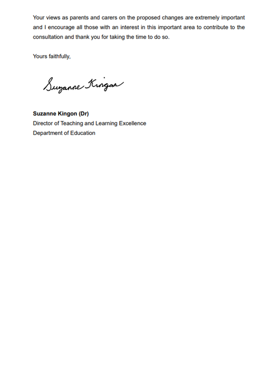 Please see the attached letter from <a href="/Education_NI/">Education NI</a> regarding a public consultation around proposals to to strengthen cooperation with the inspection process across schools and other education and training organisations in N.I. The consultation will be open until 10th July 2025.