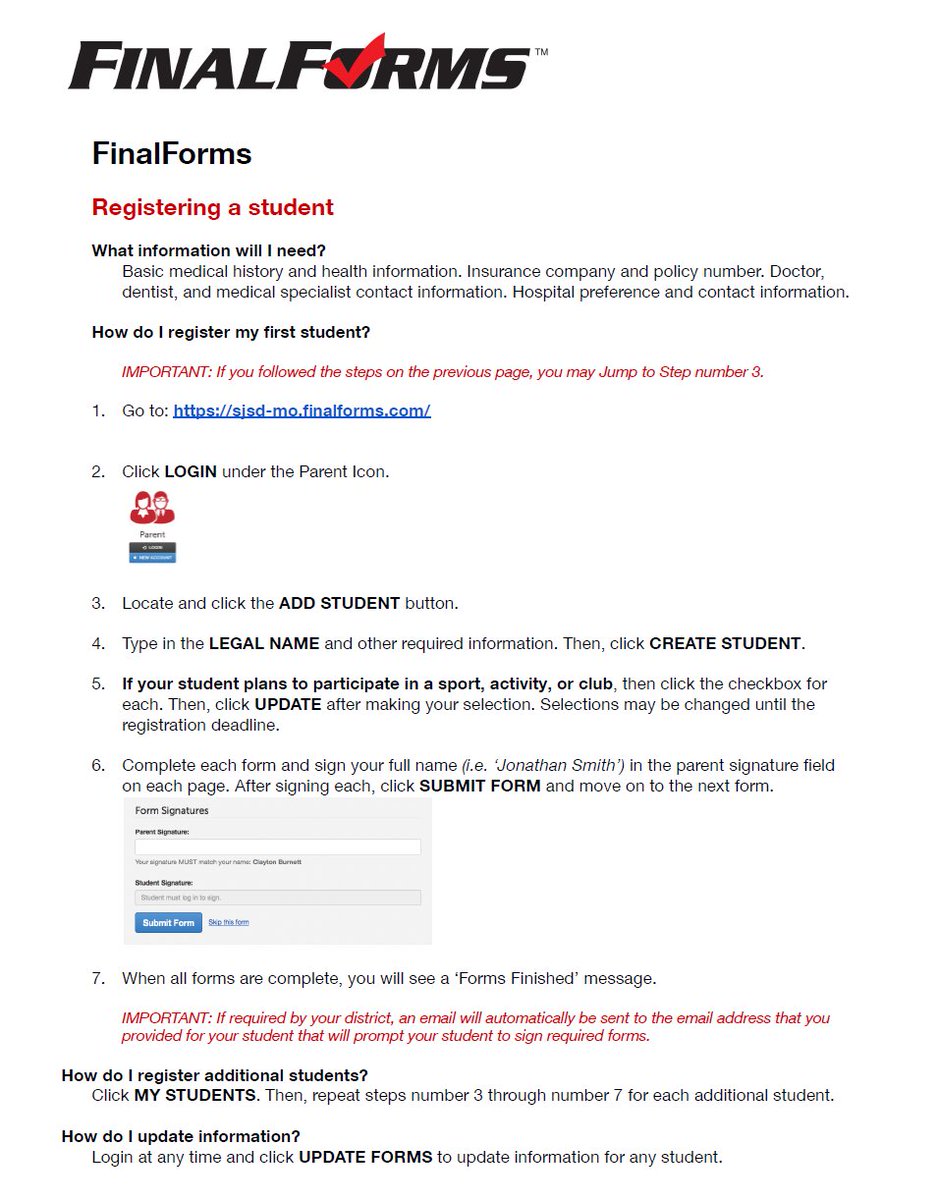 CALLING ALL CARDINALS! 

If you participate in an activity at Benton High School, this is for you

FinalForms is the new system that will be used for all activity registration

Follow the instructions on the form to set up your account today and get ready for next school year!
