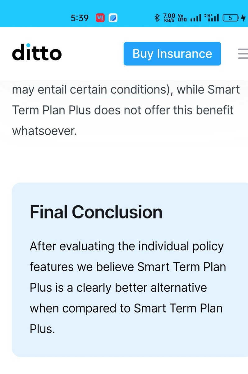 Mugal Kumar (@steeroid) on Twitter photo Dear <a href="/joinditto/">Ditto Insurance</a> kindly correct the mistake on your website in the conclusion part of comparison of the two Axis max life term plans. Smart term plan plus is better than smart term plan plus?? ЁЯдФ Dear <a href="/joinditto/">Ditto Insurance</a> kindly correct the mistake on your website in the conclusion part of comparison of the two Axis max life term plans. Smart term plan plus is better than smart term plan plus?? ЁЯдФ