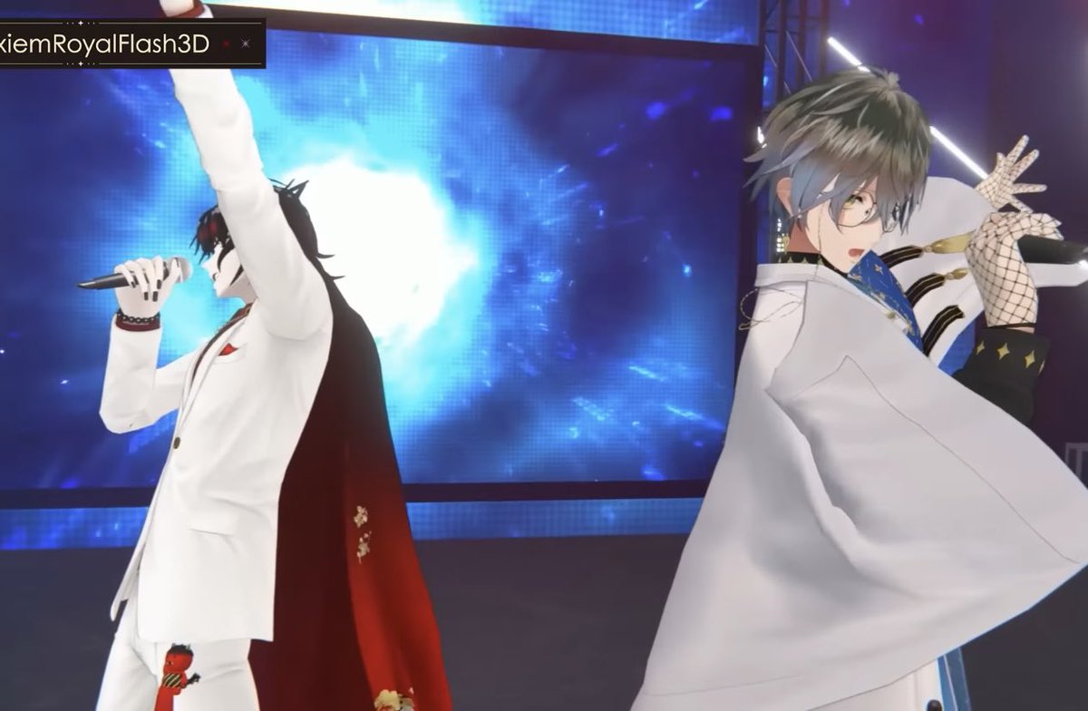 quilbubbl_'s tweet photo. otsu luxiem💙💛❤️💜 and one beeg last otsu ike eveland💙🖋️. thank you all for this concert and letting us see our novelist perform onstage one last time. he did great, you all did.
#LuxiemRoyalFlash3D https://t.co/CzRQQRgJof