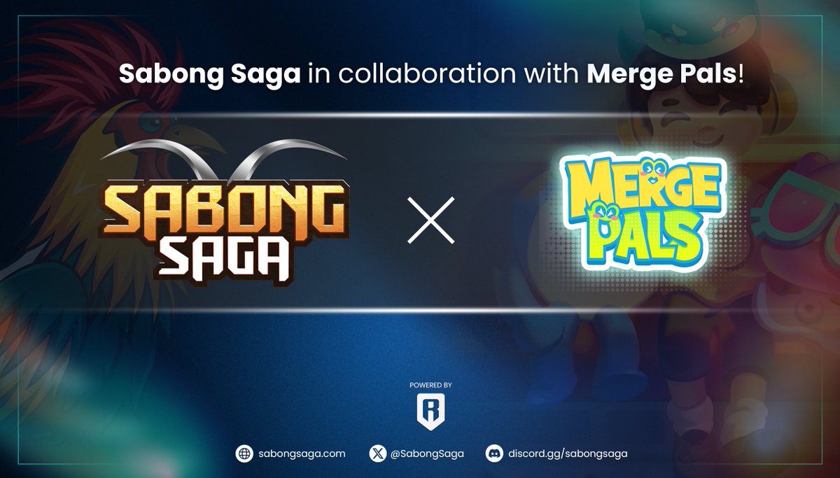 Sabong Saga (@sabongsaga) on Twitter photo Sabong Saga 🤝 Merge Pals
Sabong Saga is teaming up with <a href="/MergePals/">Merge Pals</a> to give the Rooster fam exclusive WL access. We're giving away 10 GTD and 20 FCFS WL spots!
How to Join 👇
• Like this post: x.com/MergePals/stat…
• Follow: x.com/MergePals
• Must be a Genesis Sabong Saga 🤝 Merge Pals
Sabong Saga is teaming up with <a href="/MergePals/">Merge Pals</a> to give the Rooster fam exclusive WL access. We're giving away 10 GTD and 20 FCFS WL spots!
How to Join 👇
• Like this post: x.com/MergePals/stat…
• Follow: x.com/MergePals
• Must be a Genesis