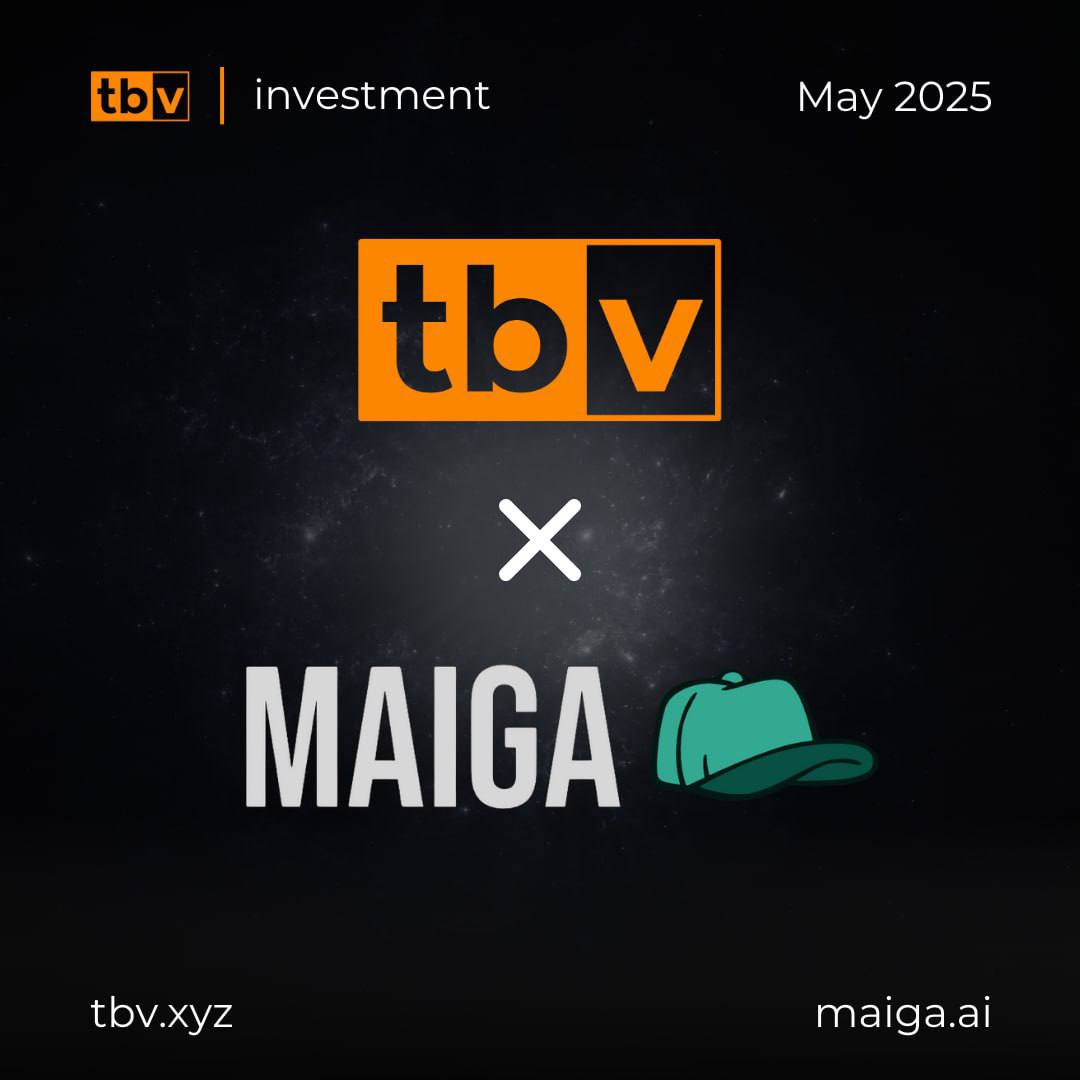 TBV is excited to announce the new fund investment in <a href="/Maiga_AI/">Maiga.ai 🧢🧢</a>! 

Maiga is offering a programmable AI agent layer—backed by sustainable token incentives and real usage—that turns crypto trading and DeFi into composable and profitable strategies.