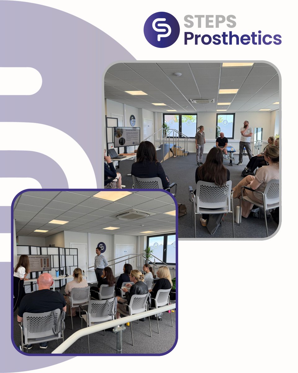 Thank you to everyone who joined us for today’s CPD Training Day. It was brilliant to welcome such a passionate group of professionals to our clinic.  

Want to attend the next one? 👇 stepsprosthetics.com/referrers/trai…… 

#STEPSProsthetics #CPDTraining