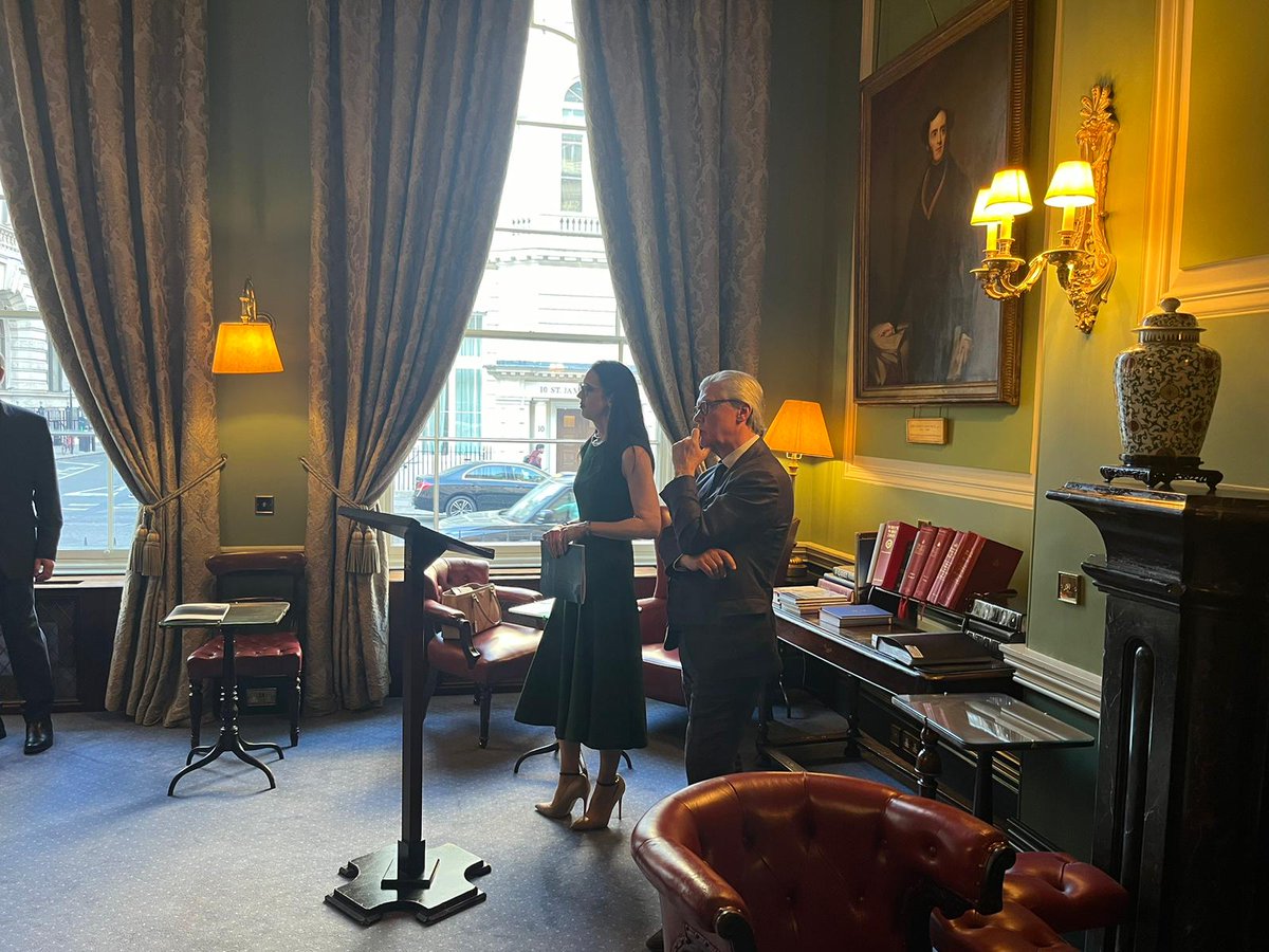 Delighted to host <a href="/KathrynPorter26/">Kathryn Porter</a> last night at the Carlton Club for the launch of her report 'The True Affordability of Net Zero'.

She is an interesting voice on the sceptical side of Net Zero. It is important to listen to all voices on the spectrum to achieve a balanced score