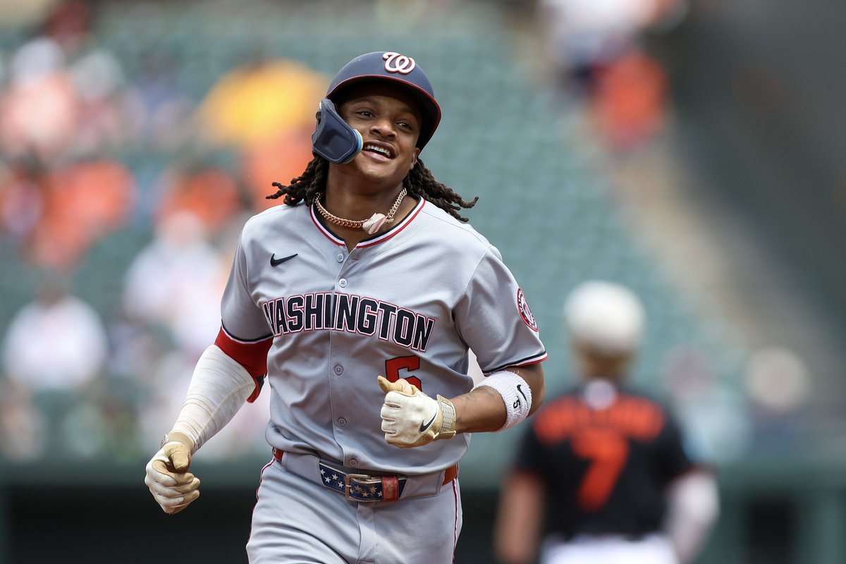 MLB Network (@mlbnetwork) on Twitter photo CJ Abrams' ranks among qualified hitters this season 👽
.312 AVG - 8th
.574 SLG - 5th
.942 OPS - 9th
<a href="/Nationals/">Washington Nationals</a> | #NATITUDE CJ Abrams' ranks among qualified hitters this season 👽
.312 AVG - 8th
.574 SLG - 5th
.942 OPS - 9th
<a href="/Nationals/">Washington Nationals</a> | #NATITUDE