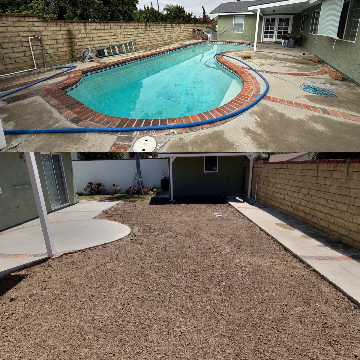 pooldemo's tweet photo. Different angle, same outcome … onto the next #PoolDemolition https://t.co/xPLeDB7ry3