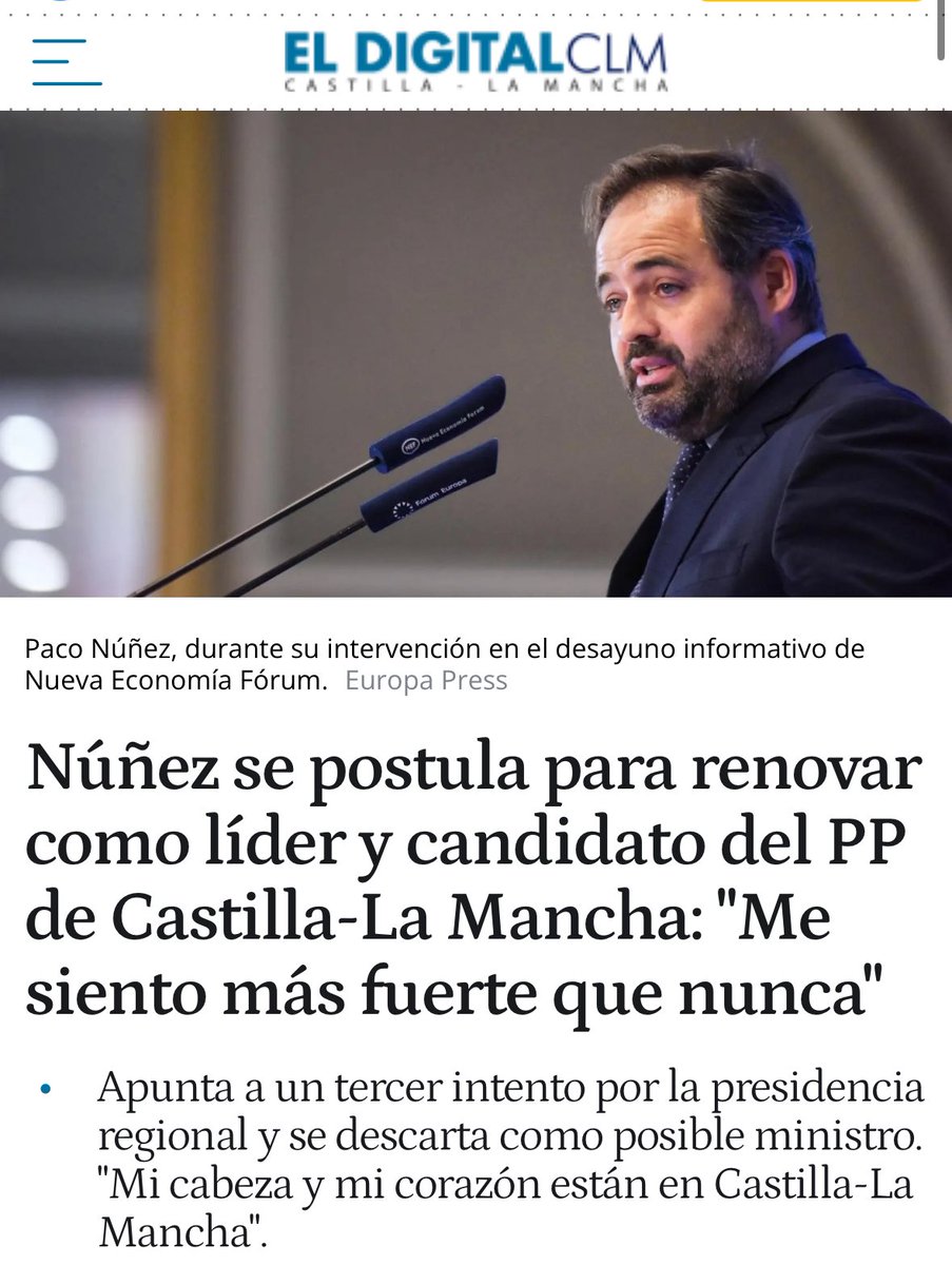 ¿Donde hay que avalarle? 

Tiene todo el apoyo del <a href="/pscmpsoe/">PSOE de Castilla-La Mancha</a> para ser el candidato del <a href="/PP_CLM/">Partido Popular de Castilla-La Mancha</a> a la Junta.