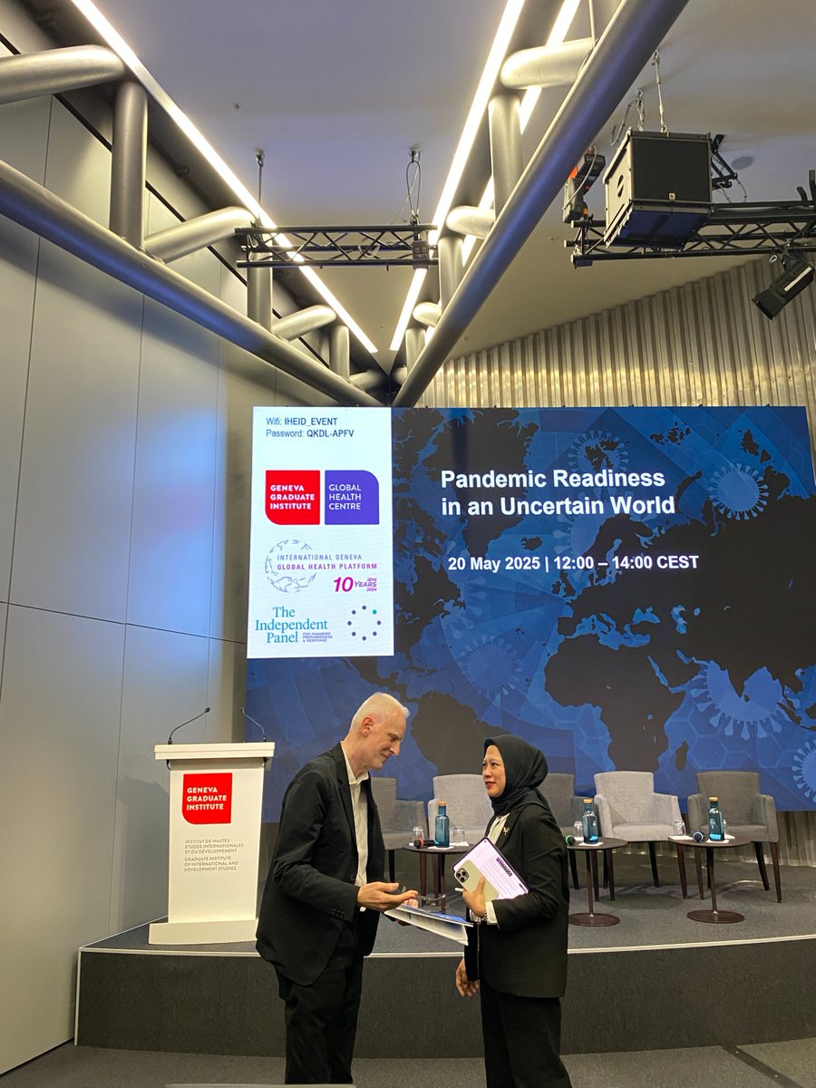 CISDI #SehatAdilSetara (@cisdi_id) on Twitter photo Our Founder & CEO, <a href="/DiahSaminarsih/">Diah Satyani Saminarsih</a> , is honored to speak at the Independent Panel session:
“Pandemic Readiness in an Uncertain World” at #WHA78.
This strategic discussion explores what concrete steps countries and regions can take now—before the formal ratification of the Our Founder & CEO, <a href="/DiahSaminarsih/">Diah Satyani Saminarsih</a> , is honored to speak at the Independent Panel session:
“Pandemic Readiness in an Uncertain World” at #WHA78.
This strategic discussion explores what concrete steps countries and regions can take now—before the formal ratification of the