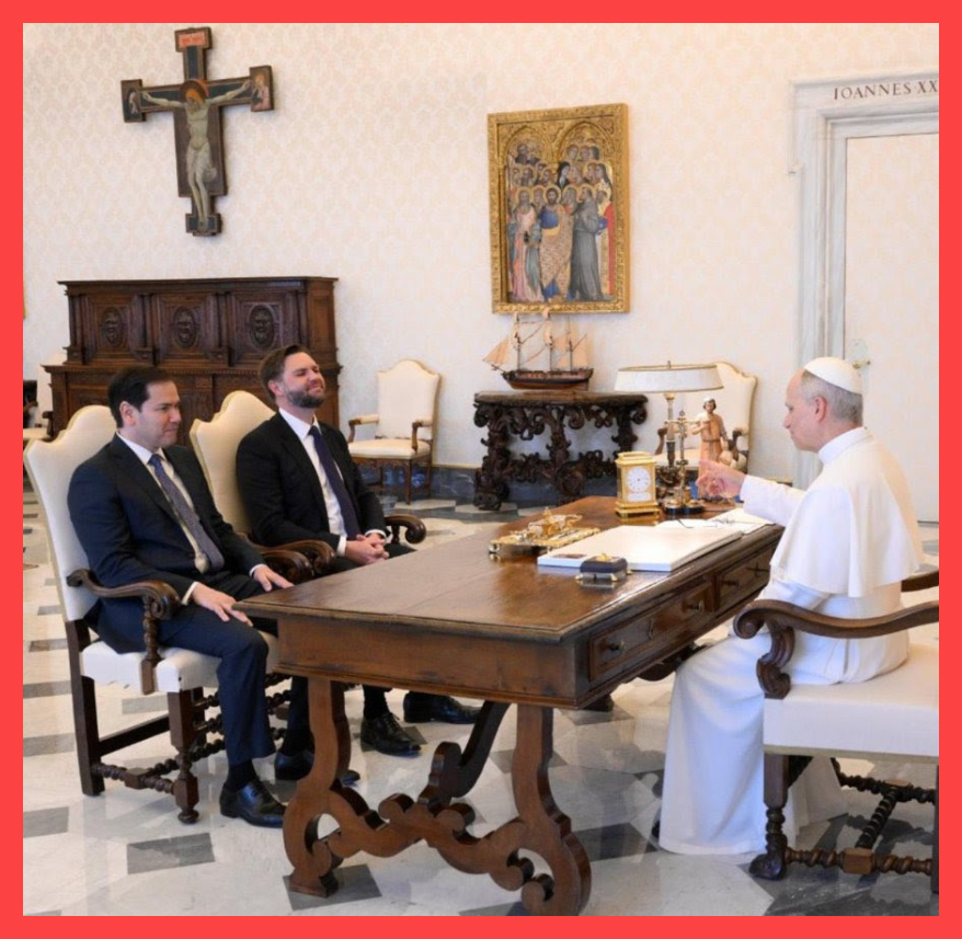 CortesSteve's tweet photo. There was a time when Catholics in America were second-class citizens.

Now, see this picture: three Catholic American men, entrusted with incredible responsibilities! 
@CatholicVote https://t.co/BxV2AJj4yv
