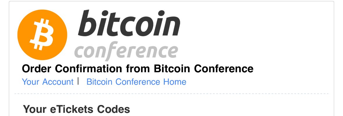 BowlesSteven's tweet photo. Who is going to be there?  Let’s meet up. #BitcoinConference #BTC https://t.co/JyTOgYdGhy