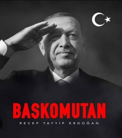 Rica etsem yoruma;

Başkomutan Erdoğan 🇹🇷😎

Yazar mısınız canlar....