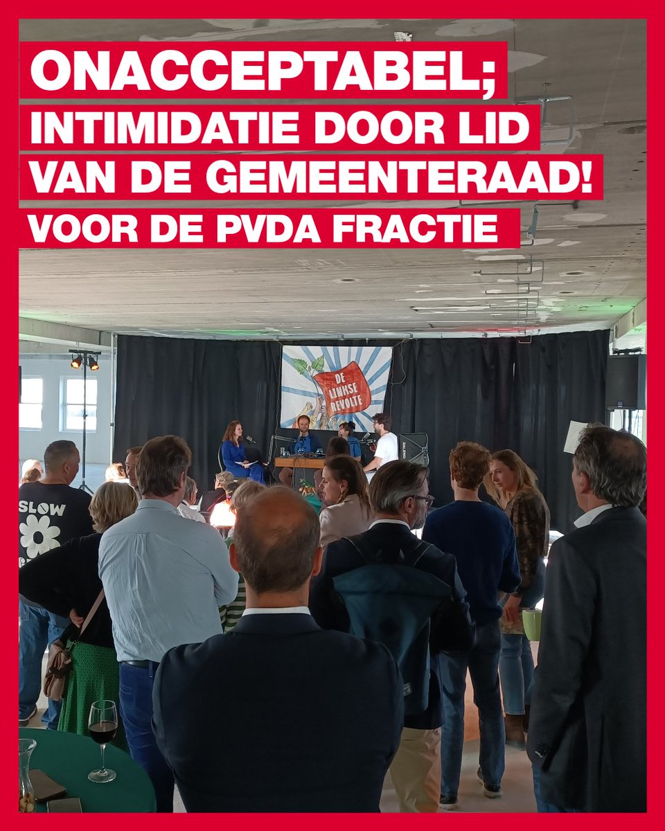 "Gemeenteraadsleden horen géén organisaties onder druk te zetten! Dit is onacceptabel", aldus fractievoorzitter <a href="/wilvannu/">Wil van Nunen</a>
in reactie op het persbericht van GroenLinks Rijswijk en ChristenUnie Rijswijk van hedenmorgen. 
rijswijk.pvda.nl/nieuws/gemeent…

#rijswijk #raadrijswijk