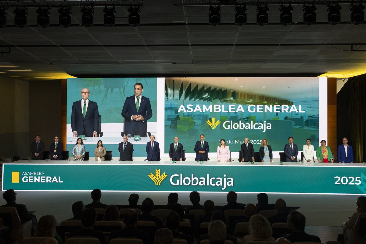 🟢#Asamblea2025 🔝Apoyo unánime a la gestión de #Globalcaja, que reafirma el liderazgo, la solvencia y el compromiso de su modelo de banca centrado en las personas y en el desarrollo del territorio.
Más información 👉globalcaja.es/es/globalcaja-…