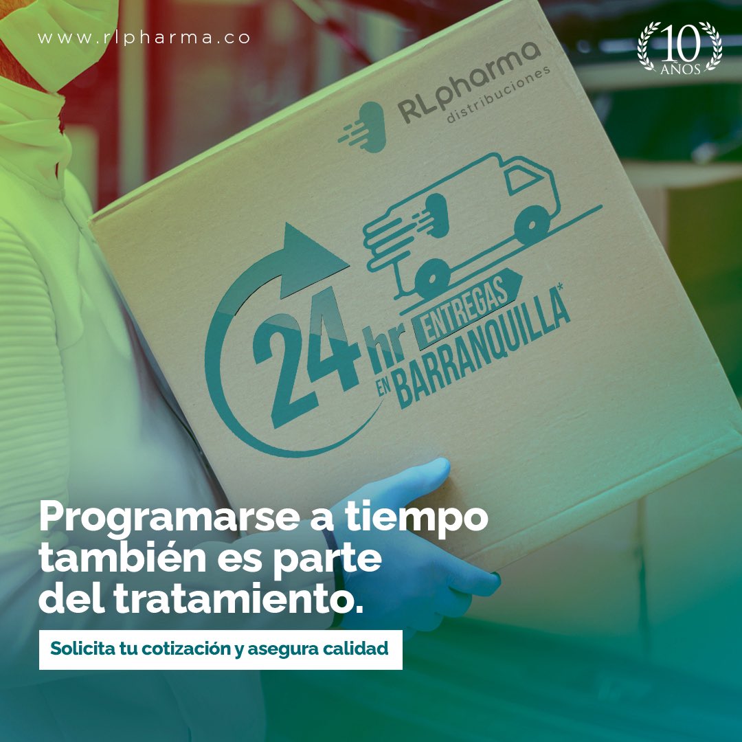 rlpharmaco's tweet photo. En RLpharma, tu confianza nos impulsa a entregarte medicamentos e insumos médicos en menos de 24 horas. Anticipa tus necesidades, haz tu pedido a tiempo.
#entregasen24horas #medicamento #salud #bienestar #cartagena #barranquilla #hospital #clinica #medicocirujano #enfermera https://t.co/NFYJ8eVzQq