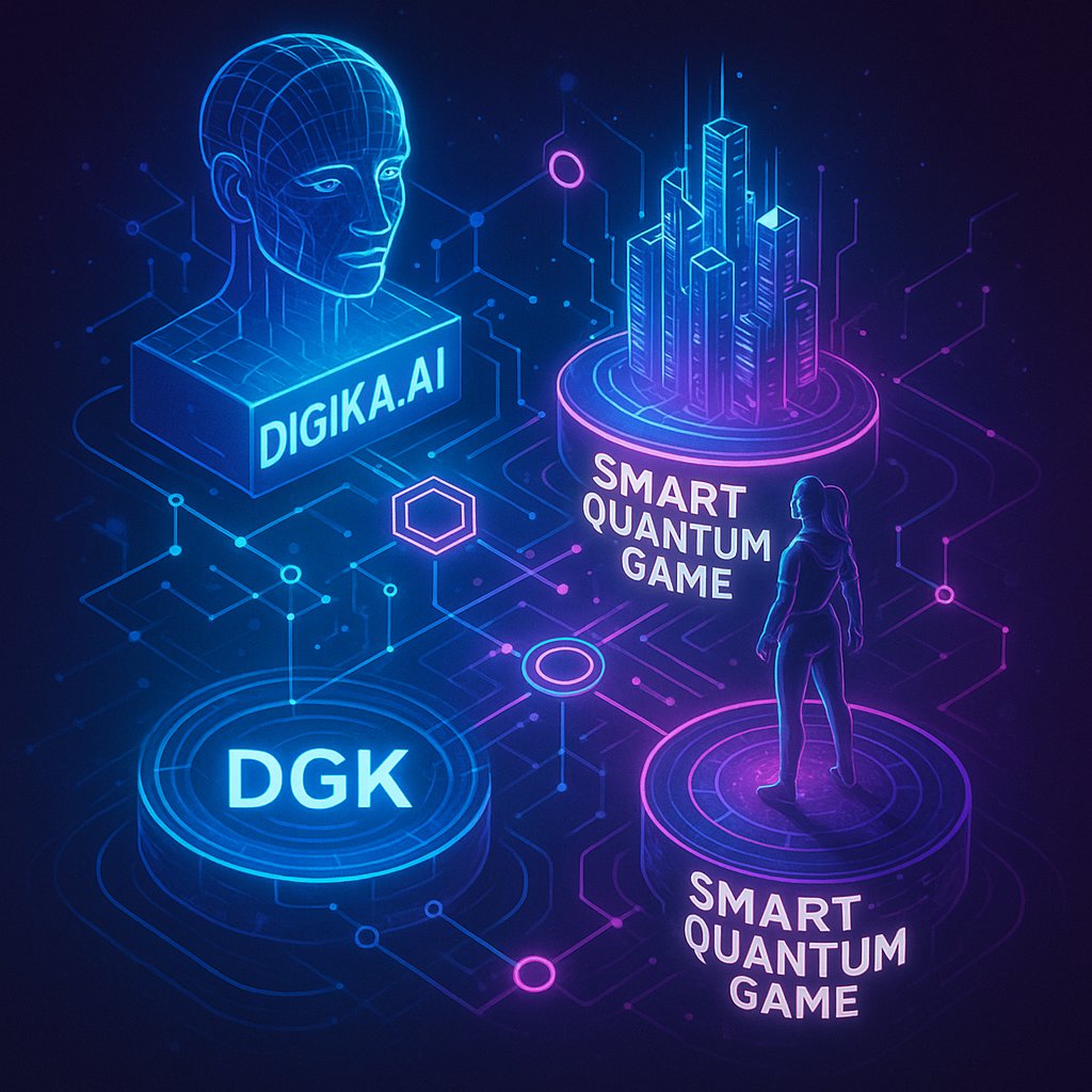 digikaai's tweet image. DGK connects the system.
Digika.AI decodes the talent.
SQMG simulates the future.
Together, they form the Web3 ecosystem where work, logic and play converge.
This isn’t a project. It’s a protocol for the new digital world.
🔗🧠🎮
#DGK #DigikaAI #SQMG #Web3Ecosystem…
