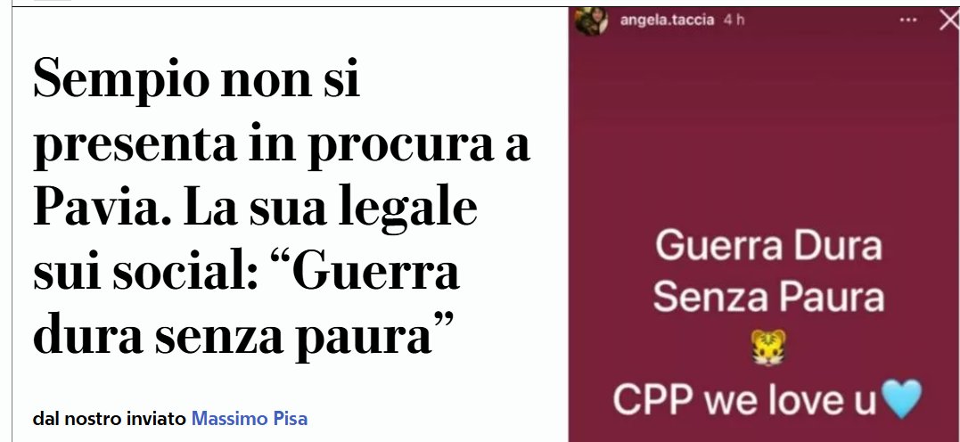 Cioè ma questa ha preso l' abilitazione all' asilo ?
Faccine, cuoricini, slogan anni 70.
Non è un concerto di Taylor Swift, il suo assistito è indagato per concorso in omicidio.
#Garlasco