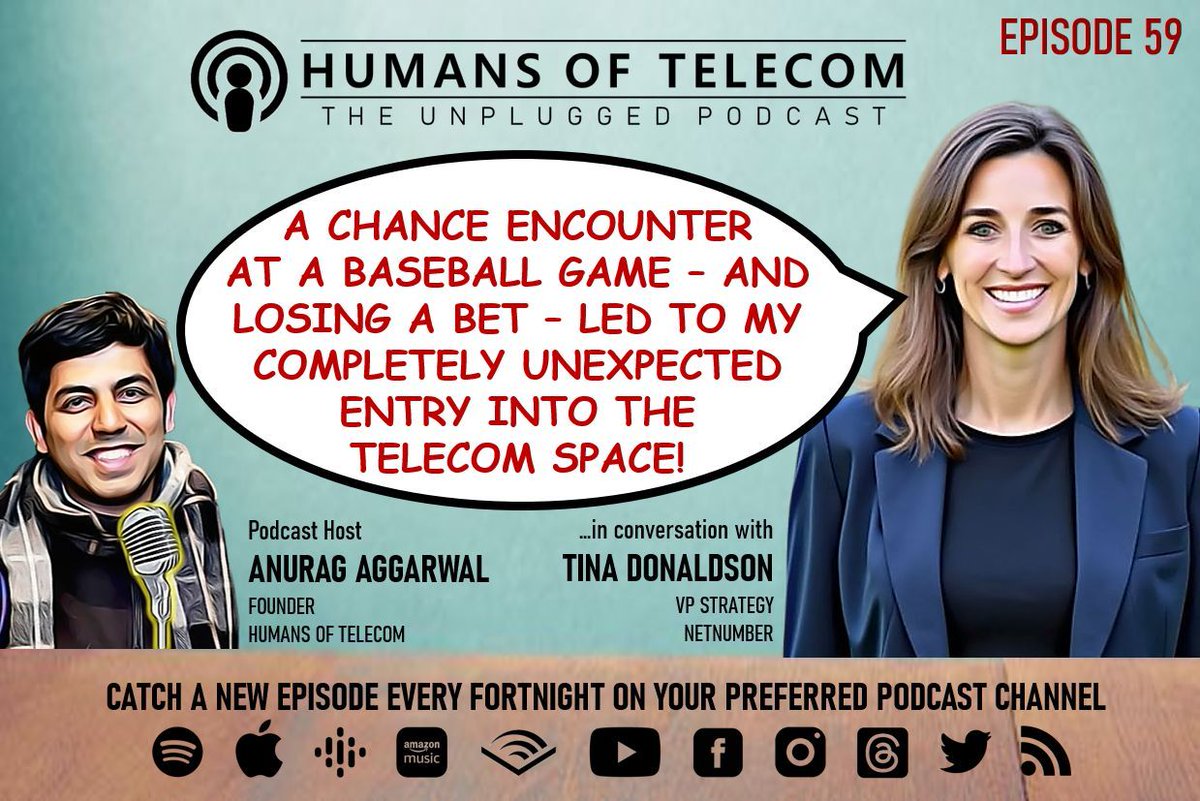 From a lost bet to leading telecom innovation, Tina Donaldson shares her remarkable journey on Humans of Telecom, with stories of Google, Twilio, family life, floristry, and even meeting Mother Teresa.

🎧 Listen now: hubs.ly/Q03njdGw0

#WomeninTelecom