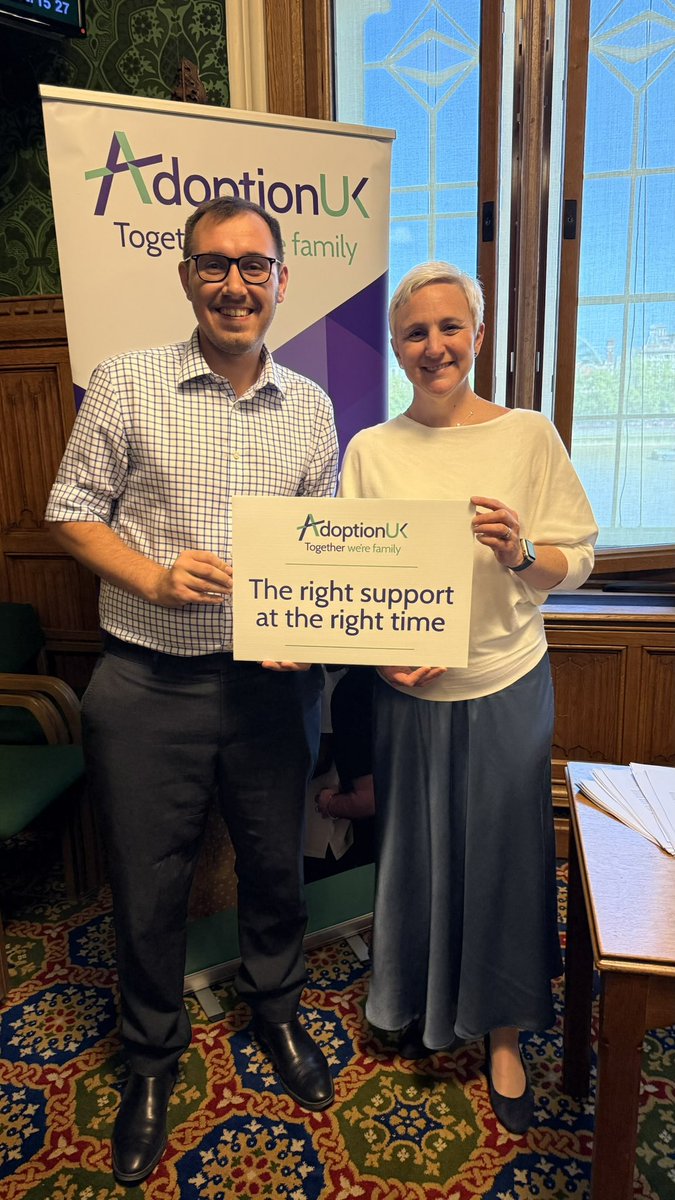 Yesterday, I met with Adoption UK and adoptive parents to discuss the impact of cuts to the Adoption Support Fund — a vital lifeline for families.
 
I stand with them in urging the Government to reverse these damaging cuts and protect support for children who need it most.