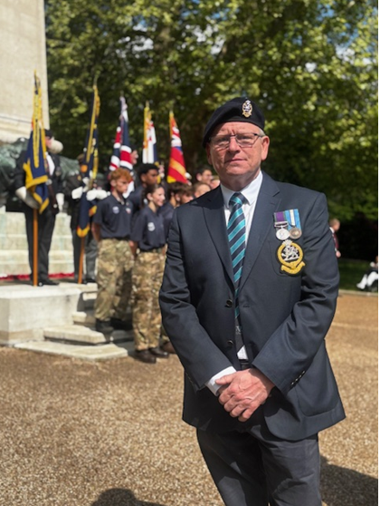 Thursday, 8 May 2025 marked the 80th anniversaries of VE (Victory in Europe) Day.  
East Suffolk Conservative Cllr Robert Cawley attended VE Day representing Rushmere and St Andrews in remembering those who gave the ultimate sacrifice for our freedom.