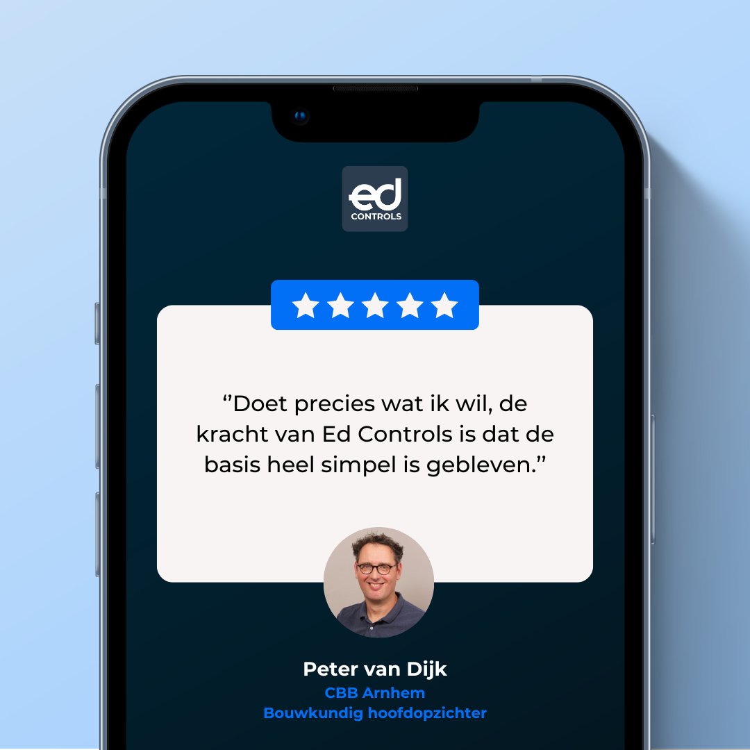 Ed_Controls's tweet image. Peter van Dijk, bouwkundig hoofdopzichter bij CBB Arnhem, brengt het mooi onder woorden.

Heb jij ook iets wat je met ons wilt delen? We horen het graag! 👂
eu1.hubs.ly/H0kd-h90

#feedback #digitalebouw #gebruikerservaring #EdControls