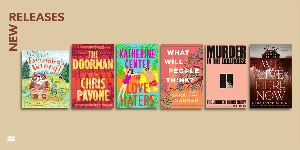Macmillan Publishers (@macmillanusa) on Twitter photo Don’t miss these must-read new titles by <a href="/katherinecenter/">Katherine Center - mostly taking a Tw*tter break</a>, <a href="/SarahPinborough/">Sarah Pinborough</a>, Chris Pavone, @sarahamdan, <a href="/richcohen2003/">Rich Cohen</a>, and <a href="/IamJoryJohn/">Jory John</a> with illustrator, Erin Kraan. 📚✨ View them all at bit.ly/40tDKSN #newreleases Don’t miss these must-read new titles by <a href="/katherinecenter/">Katherine Center - mostly taking a Tw*tter break</a>, <a href="/SarahPinborough/">Sarah Pinborough</a>, Chris Pavone, @sarahamdan, <a href="/richcohen2003/">Rich Cohen</a>, and <a href="/IamJoryJohn/">Jory John</a> with illustrator, Erin Kraan. 📚✨ View them all at bit.ly/40tDKSN #newreleases