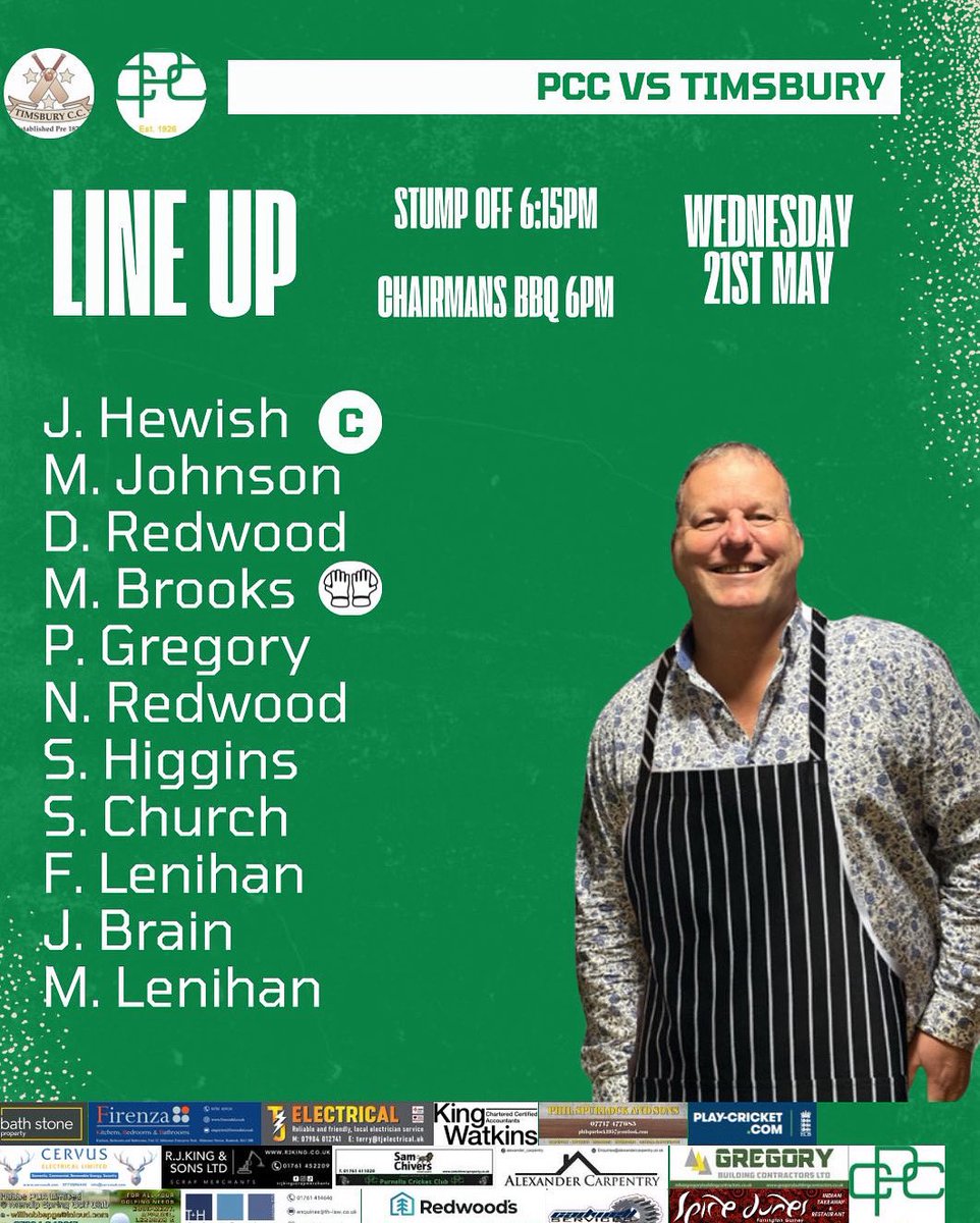 Ready to whack 😋

The boys are back in action tomorrow evening as they welcome local neighbours @timsburycc to the shed

AI Duke flipping burgers ✅ 
Europa League final ✅ 
Some big old bombs being hit ⏳