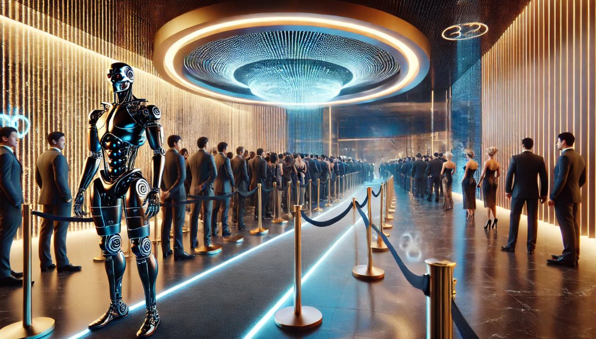 Helice_H's tweet image. You get lost in a small dark street. You hear a sound and follow it. Suddenly, you find yourself at the entrance of a strange event.

You realize that not only humans are there… so you wait.