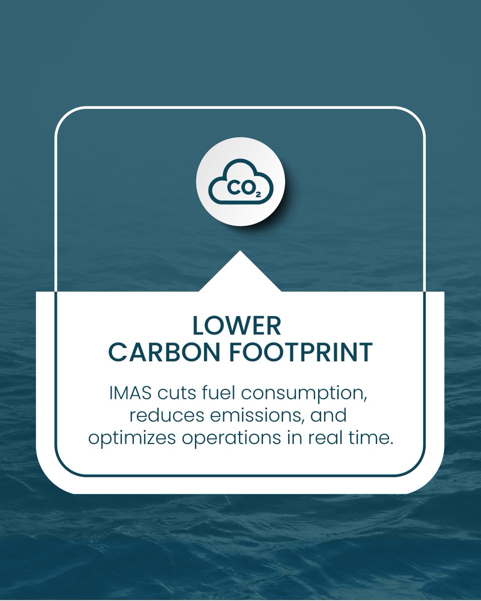 HefringMarine's tweet photo. Meeting today’s emissions targets doesn’t have to mean compromising on performance. 

Discover how IMAS transforms your fleet’s environmental impact: https://t.co/P2cYszWlPn

#HefringMarine #IMAS #MaritimeSafety #FleetManagement #ImpactMonitoring #MarineInnovation #Sustainability https://t.co/mxdmOx4sqL
