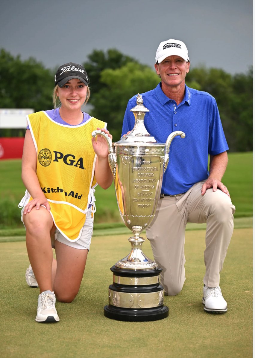 Rob Hernandez (@robhernandezglf) on Twitter photo She’s back! It was revealed on a Madison radio show Monday night that Izzi Stricker will caddie for her dad at this week’s <a href="/seniorpgachamp/">Senior PGA Champ</a> at Congressional CC. She will be a sophomore this fall for <a href="/BadgerWGolf/">Wisconsin Women's Golf</a>. <a href="/Wisdotgolf/">Wisconsin.Golf</a> <a href="/WSGAGolf/">WSGA Golf</a> She’s back! It was revealed on a Madison radio show Monday night that Izzi Stricker will caddie for her dad at this week’s <a href="/seniorpgachamp/">Senior PGA Champ</a> at Congressional CC. She will be a sophomore this fall for <a href="/BadgerWGolf/">Wisconsin Women's Golf</a>. <a href="/Wisdotgolf/">Wisconsin.Golf</a> <a href="/WSGAGolf/">WSGA Golf</a>