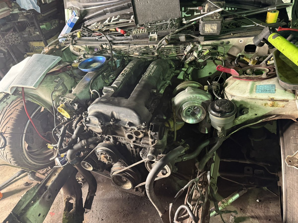 FREEAUTO_'s tweet photo. やる気が出ない…
とりあえずガスケットとカムは組んだから
後部品付けるだけなんだけどなぁ…笑 https://t.co/oJgmCFGLf6