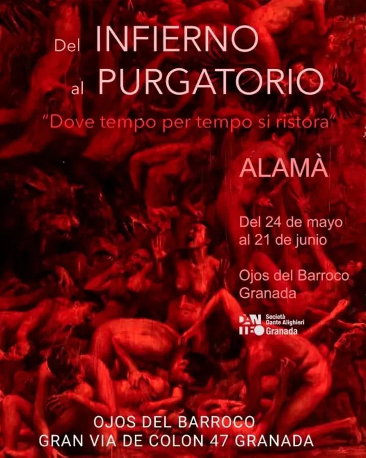 La Dante Granada (@dantegranada) on Twitter photo Este sábado tenemos una cita imperdible en la Galería #OjosdelBarroco
✨ Se estrenará la exposición "Del Infierno al Purgatorio", del artista <a href="/JordiDiazAlama/">Jordi Diaz</a>
Un encuentro entre arte contemporáneo y literatura medieval, a través de un homenaje a Dante
<a href="/la_dante/">Società Dante Alighieri</a>
🇮🇹#EsTuDante Este sábado tenemos una cita imperdible en la Galería #OjosdelBarroco
✨ Se estrenará la exposición "Del Infierno al Purgatorio", del artista <a href="/JordiDiazAlama/">Jordi Diaz</a>
Un encuentro entre arte contemporáneo y literatura medieval, a través de un homenaje a Dante
<a href="/la_dante/">Società Dante Alighieri</a>
🇮🇹#EsTuDante