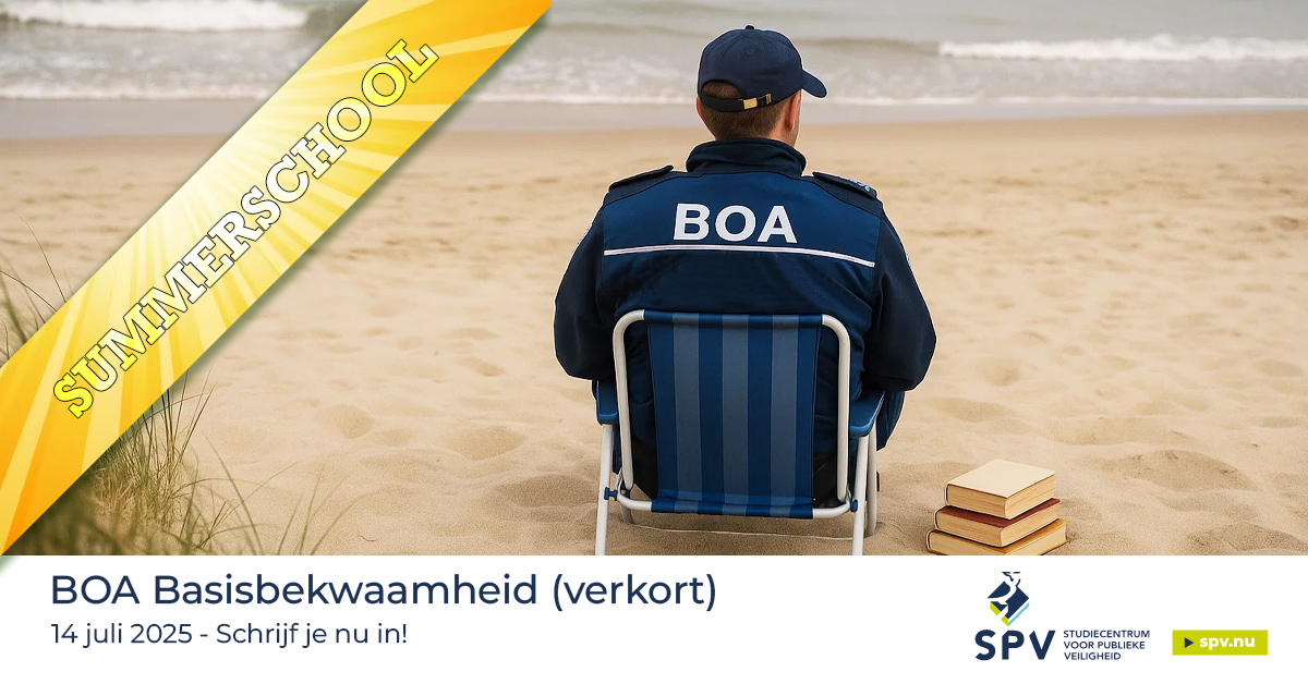 SPVopleidingen's tweet photo. Deze zomer BOA worden? Meld je aan voor de verkorte BOA Summer School van SPV.
Intensief traject, praktijkgericht en perfect te combineren met werk of vakantie. Start: 14 juli 2025. Schrijf je nu in:  https://t.co/wzusYe4229 
#BOA #Handhaving #Veiligheid #Toezicht  #SPV https://t.co/kZ7S4ZVx58
