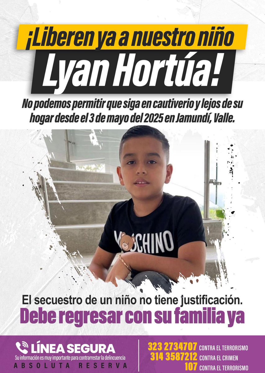 sebasvelas's tweet photo. Pedimos a quien de manera infame tienen secuestrado a Lyan, lo liberen de inmediato 
#LiberenALyanYa https://t.co/BG1P7BKDcO