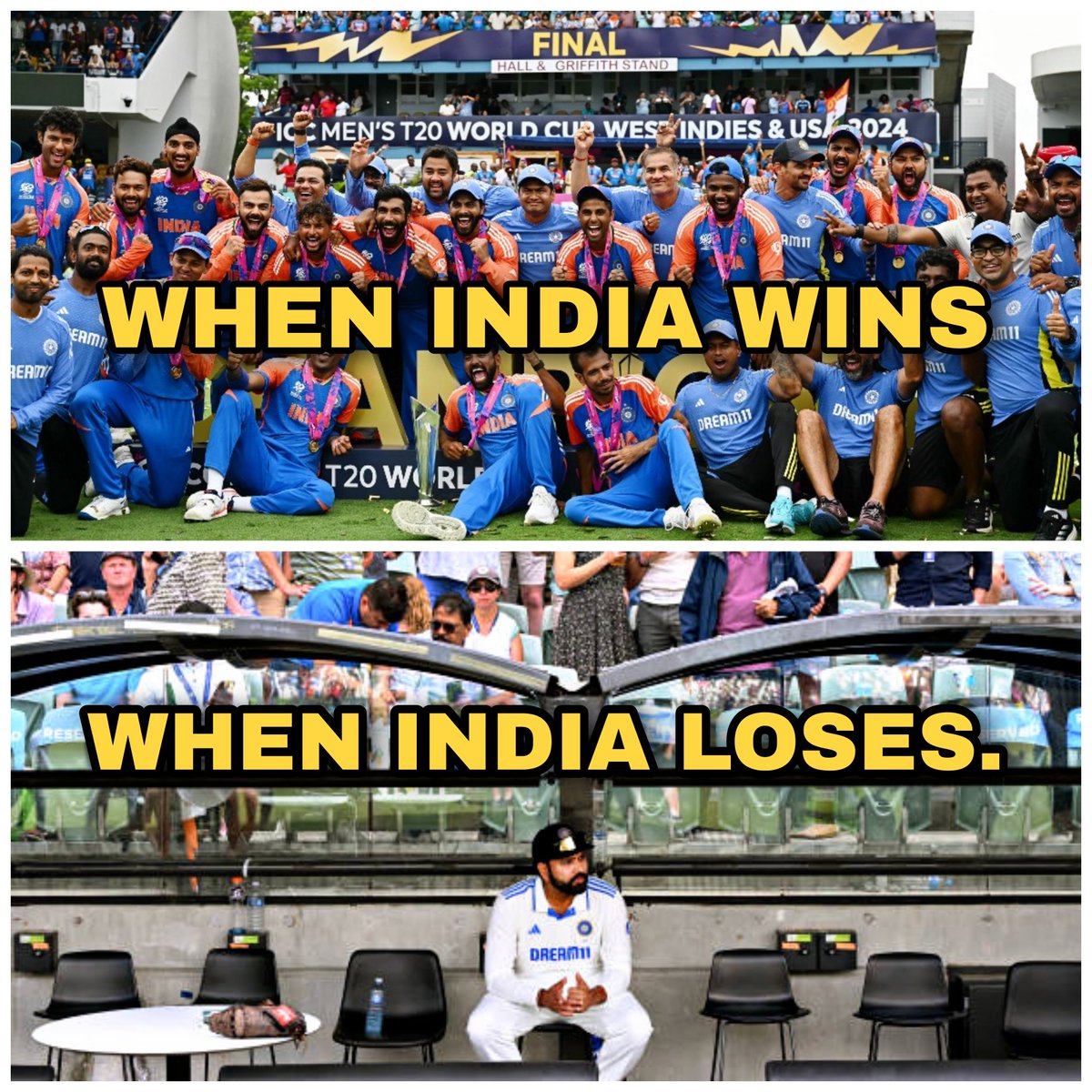 It hurts still. WEAR WHITE FOR ROHIT.🤍