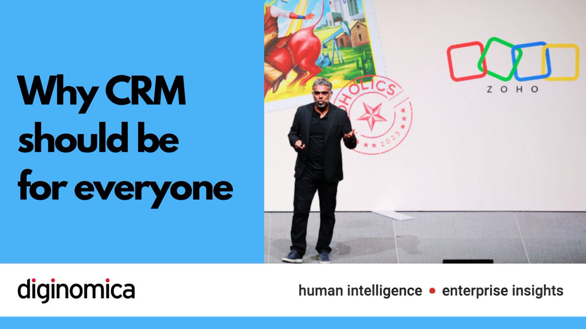.<a href="/Zoho/">Zoho</a> has rolled out CRM for Everyone with added AI features. <a href="/philww/">Phil Wainewright</a> evaluates this latest offering and other new products announced at last week's #Zoholics: bit.ly/3FhDyQG