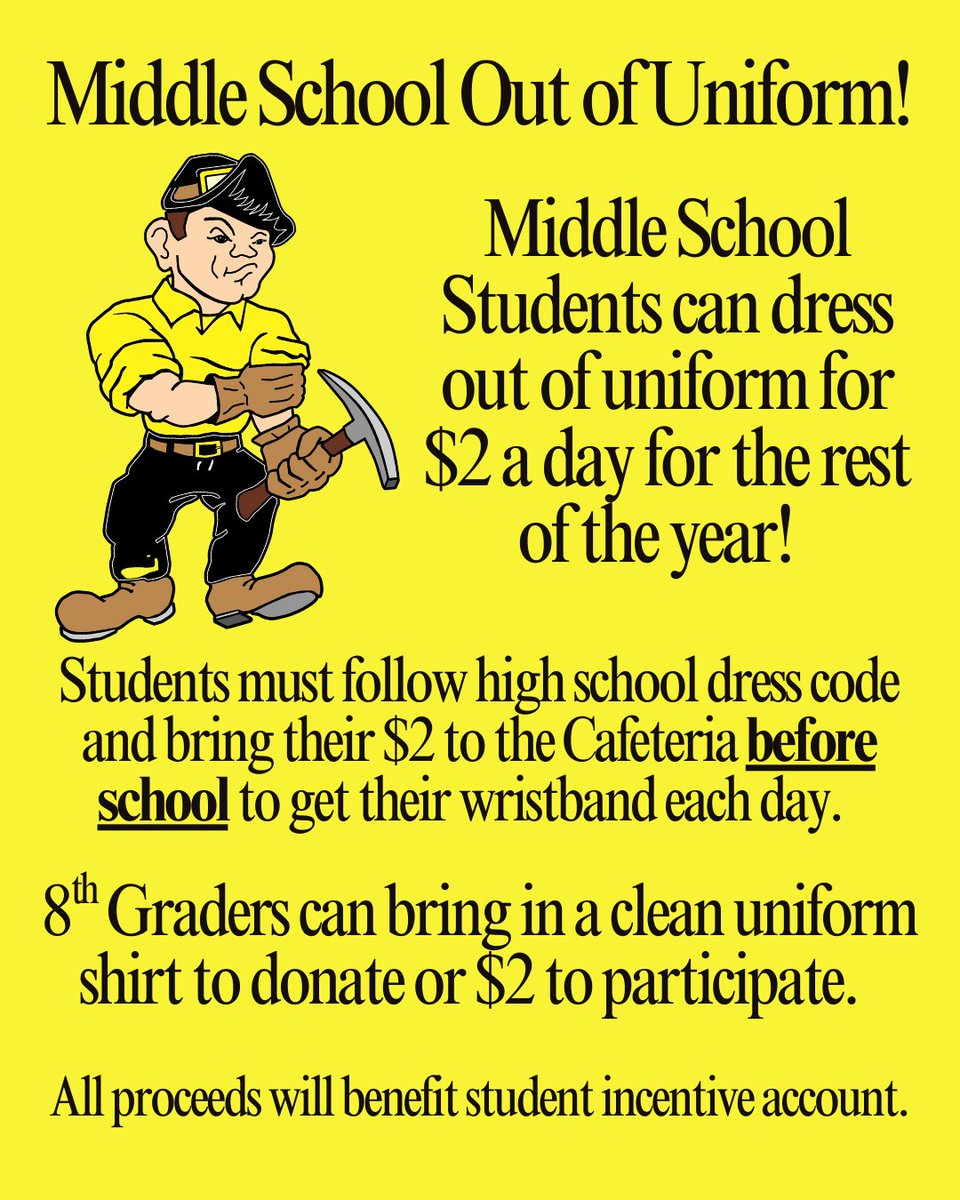 Fort Meade Mid/Sen (@fmmshs) on Twitter photo Starting tomorrow, Wednesday, May 20th. Starting tomorrow, Wednesday, May 20th.
