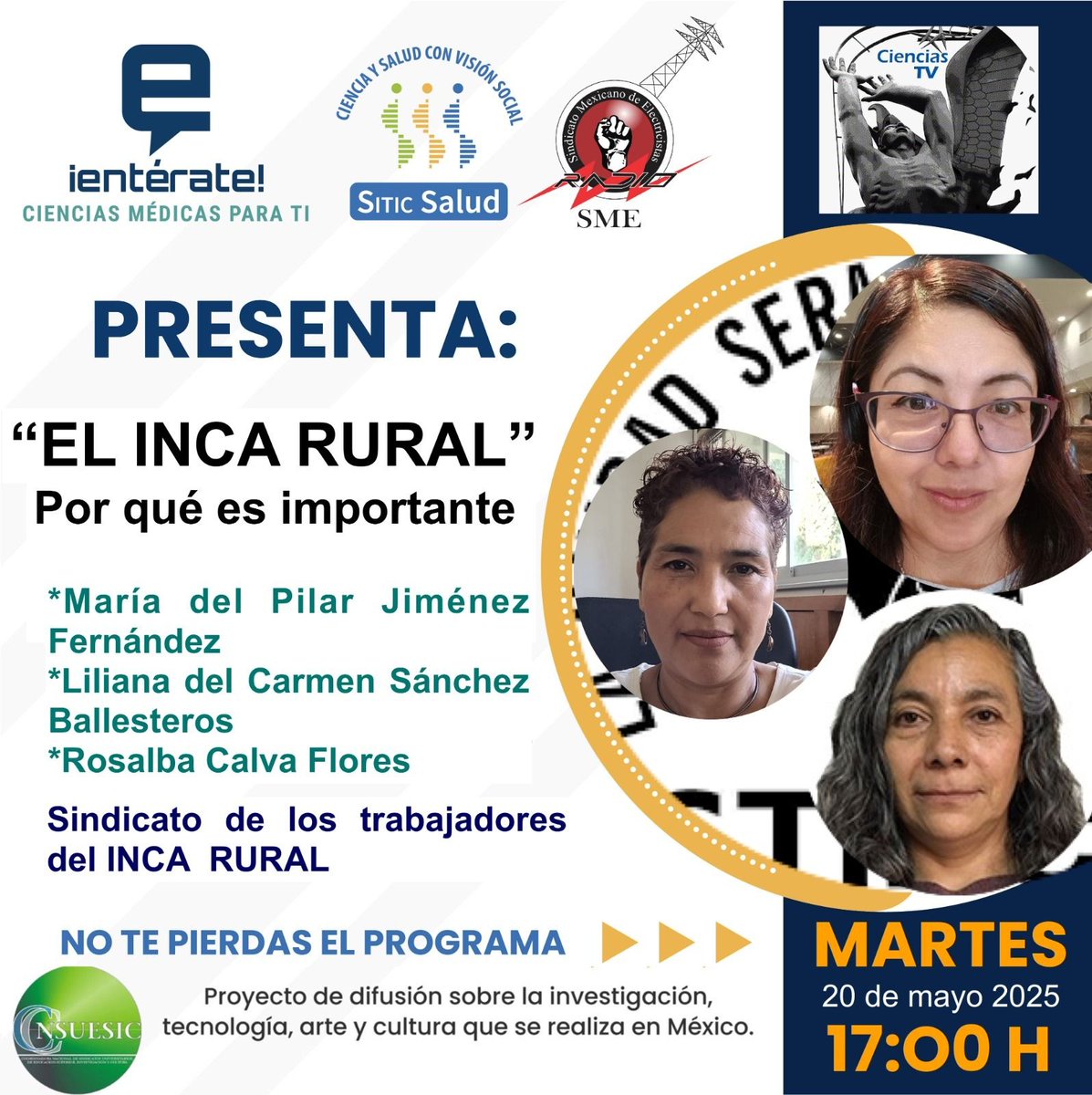 STINCA10's tweet photo. Acompáñanos hoy por radio SME. https://t.co/JZVyHhDHug