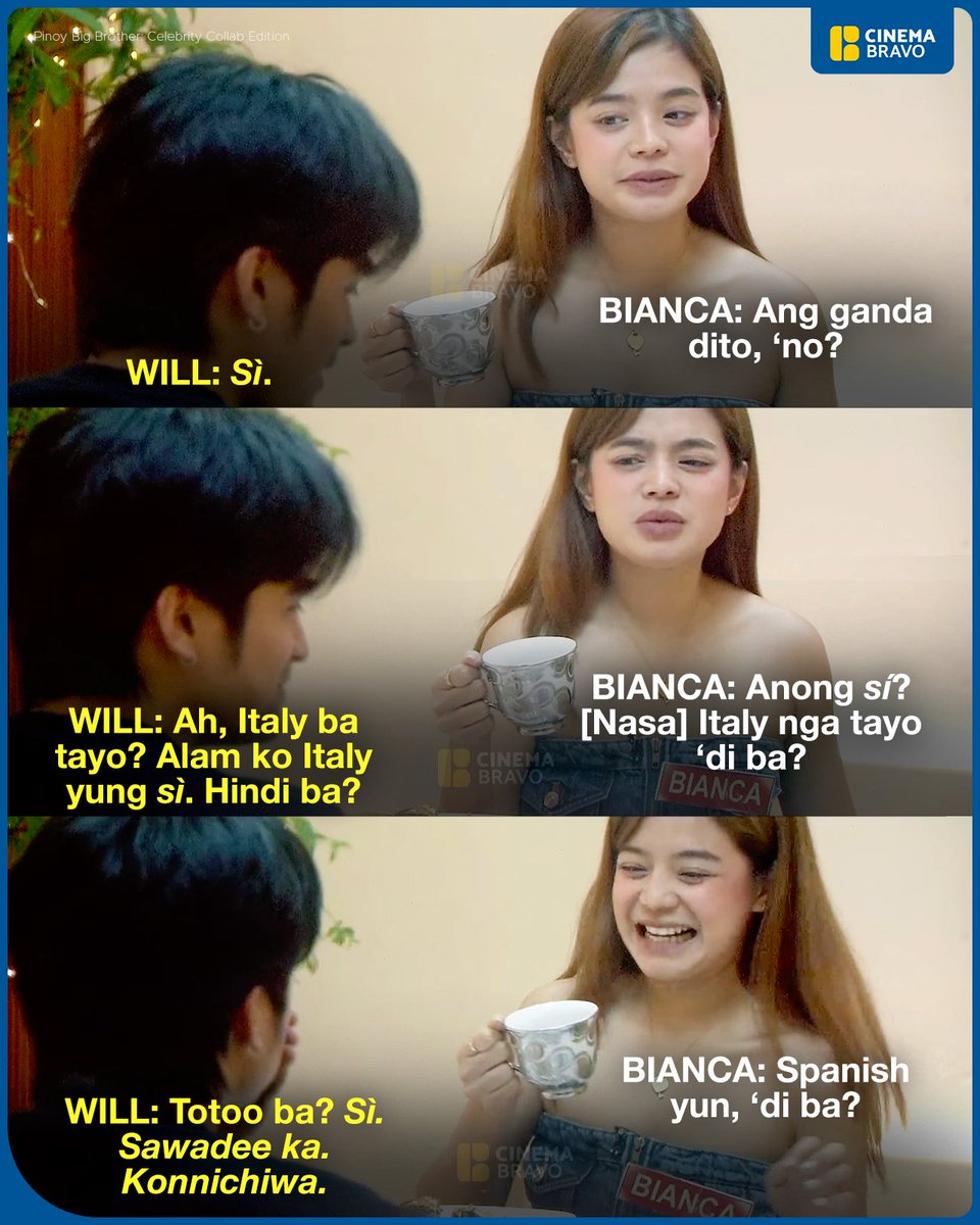 cinemabravoph's tweet photo. Yung first date n'yo, tapos any-any na lang ang topic para lang hindi matapos.

��𝗜𝗟𝗟𝗖𝗔𝗱𝗮𝘁𝗲 𝗦𝗜 𝗖𝗥𝗨𝗦𝗛
 #PBBCollabPuslit https://t.co/OntCO4U5a8