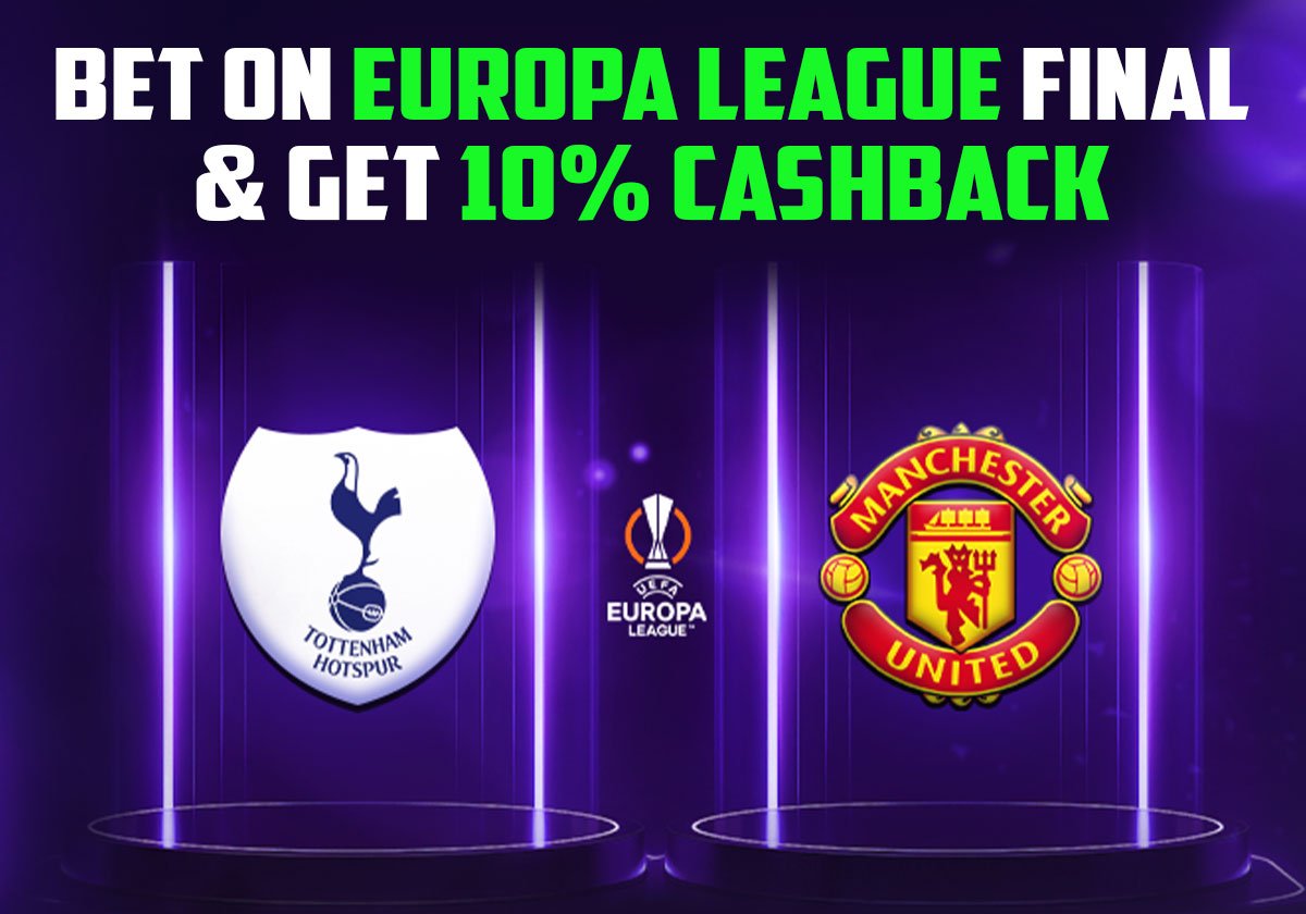 🔥 Europa League Final – Get 10% Cashback! 🔥

Place your bet on the big game → Didn’t win? Get up to $100 back!
Min bet: $10 | Min odds: 1.3

Only single &amp; multi bets count
System &amp; bet builder bets excluded

🎁 BONUS: Repost &amp; WIN a $50 Free Bet! ⚽