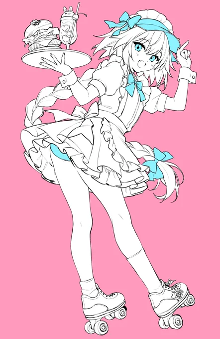 ダイナ〜風メイドなアストルフォのwip グッズにしたいけどパンチラ許されますか 