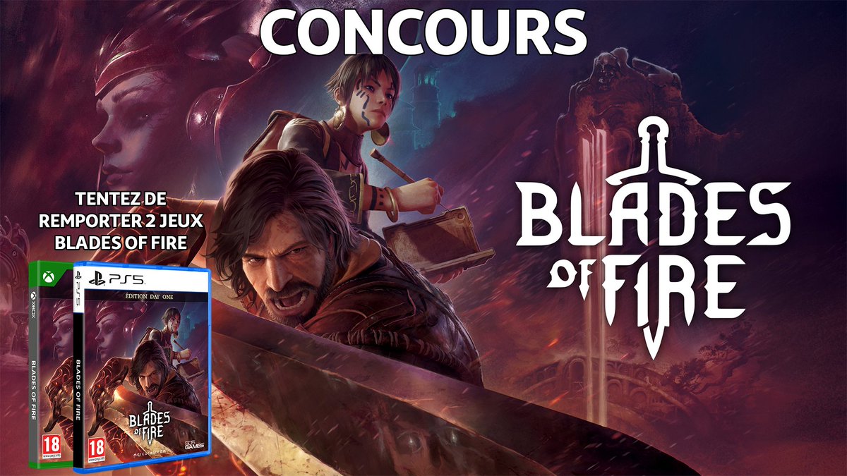 HypergamesA's tweet photo. #concours

Tentez de remporter deux jeux Blades of Fire !

➡️ RT + Follow @HypergamesA et @MaxEnt_FR ➡️ Like + Commente avec le #bladesoffire

TAS le 29/06.
 2 gagnant(e)s.

Règlement : https://t.co/nubnPdbZ9c https://t.co/HyLiZETL9E