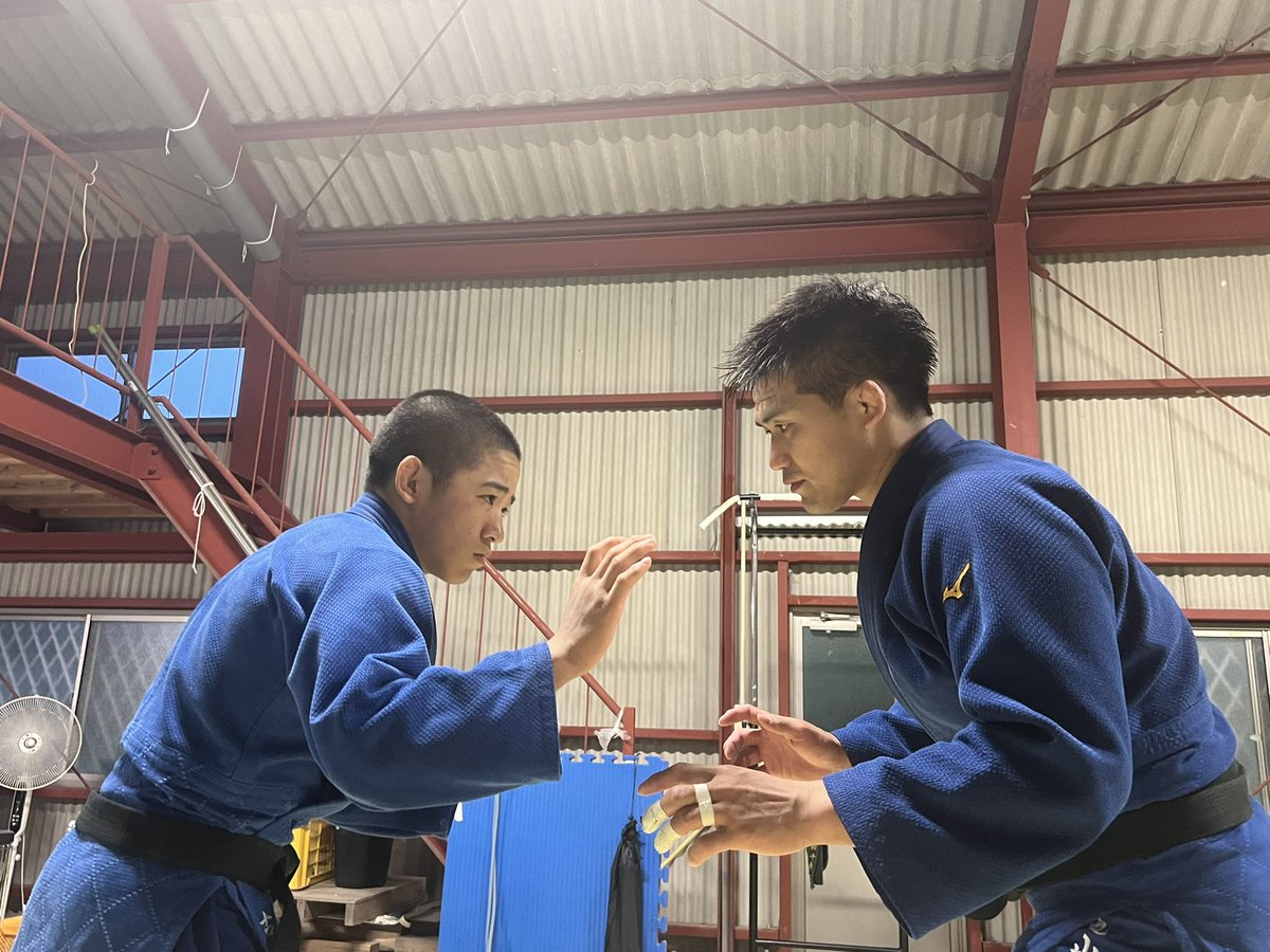 普段、トレーニングやパーソナル柔道を受けに来る高校一年生の選手が３日後にインターハイ予選が行われる。全国中学校柔道大会以来の公式戦へ🔥まだまだ課題はたくさんあるけど一年生らしく思い切り頑張ってほしい。

#インターハイ宮崎県予選