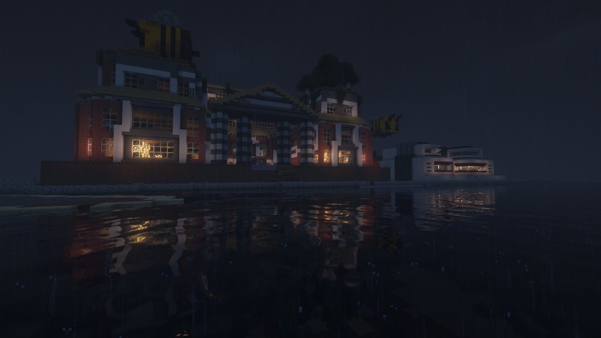 🌧️ On a rainy night, everything slows down. Warm lights glow through the windows — even the pixel world has its poetic moments.

#GalaxyPGames #MinecraftBuilds #GameFiArt