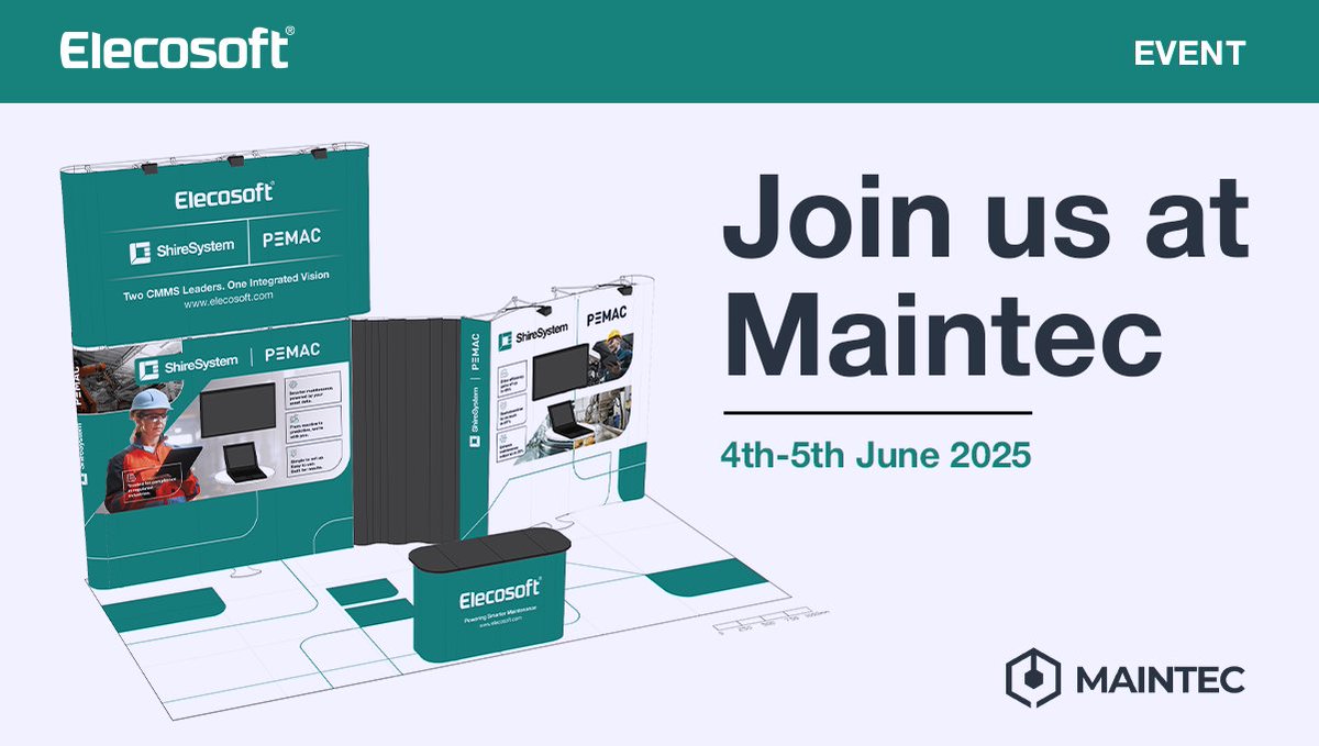 We are excited to announce that PEMAC will be showcasing our latest CMMS software at this year’s #Maintec event, taking place on 4th and 5th June 2025 at the #NEC, Birmingham.

We look forward to seeing you there. Why not book an appointment with our team?
bit.ly/3FpldRD