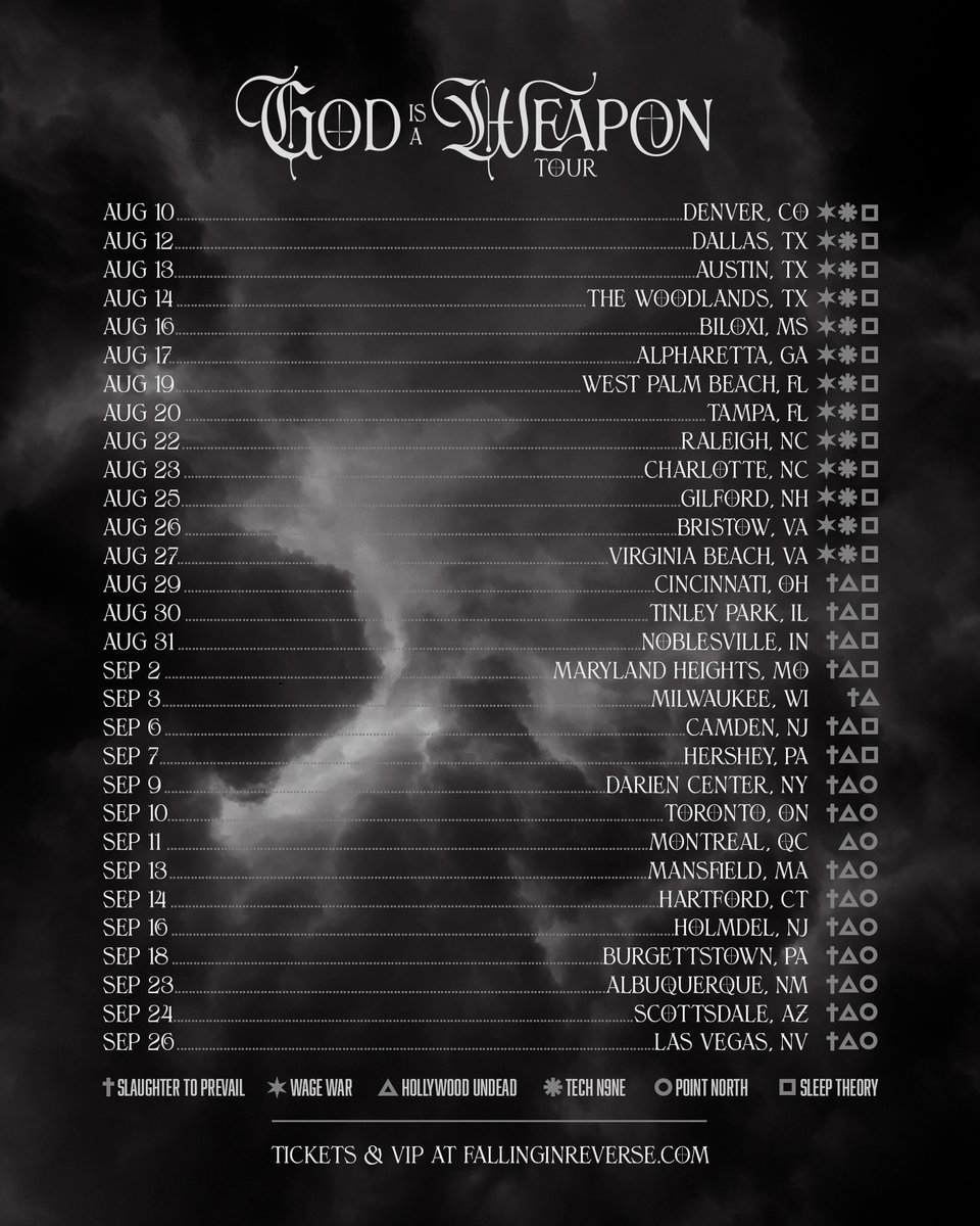 We’re hitting the road with @firofficial! Tickets on sale Friday at 10am local.