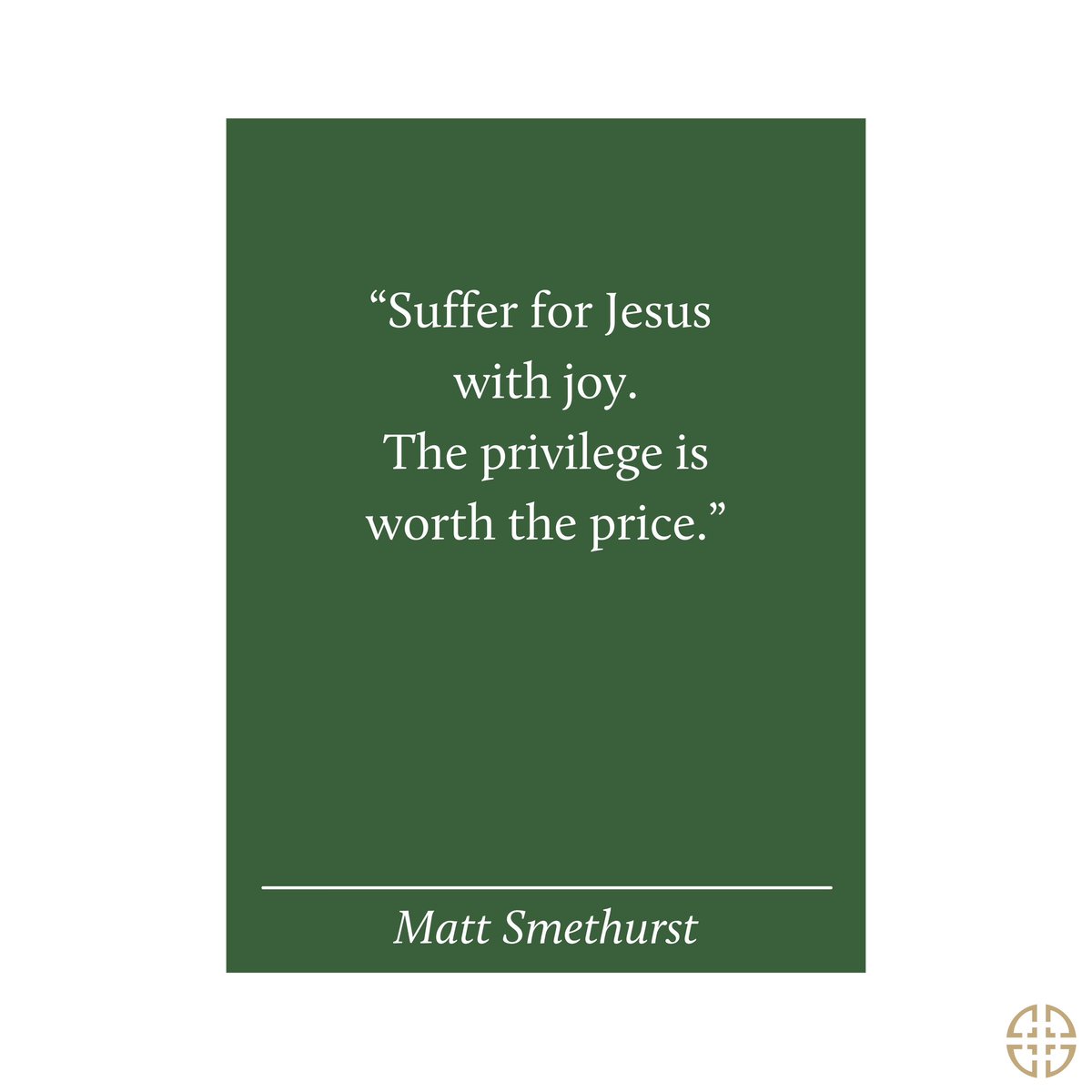 RCBCRichmond's tweet image. “Suffer for Jesus with joy. The privilege is worth the price.”
From our latest message!