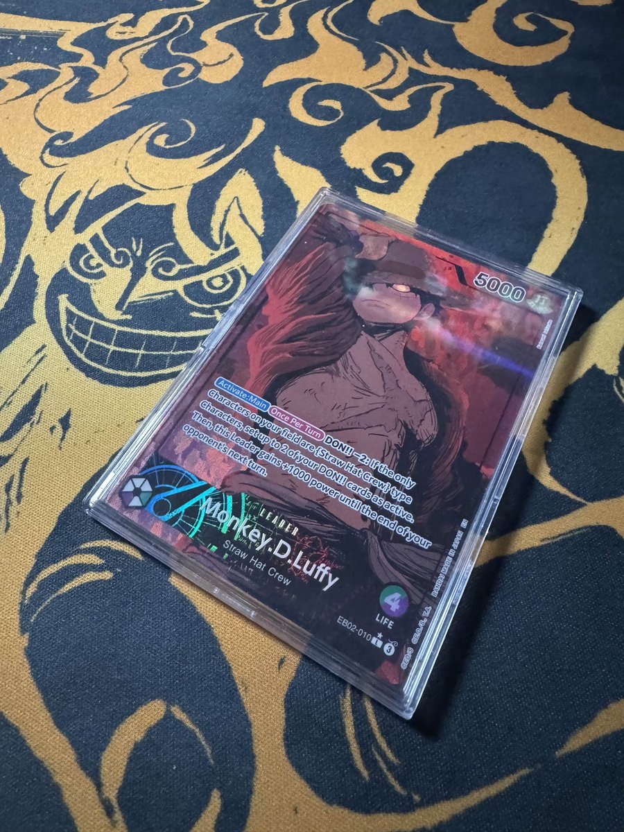 Tout le week-end j’ai joué ce BG absolu (OP11 pré ST et EB02) 2 listes différentes, j’ai fini 2nd à chaque tournoi

Faut que je le dise : ce deck c’est un vrai kiff à jouer ❤️

#ONEPIECE